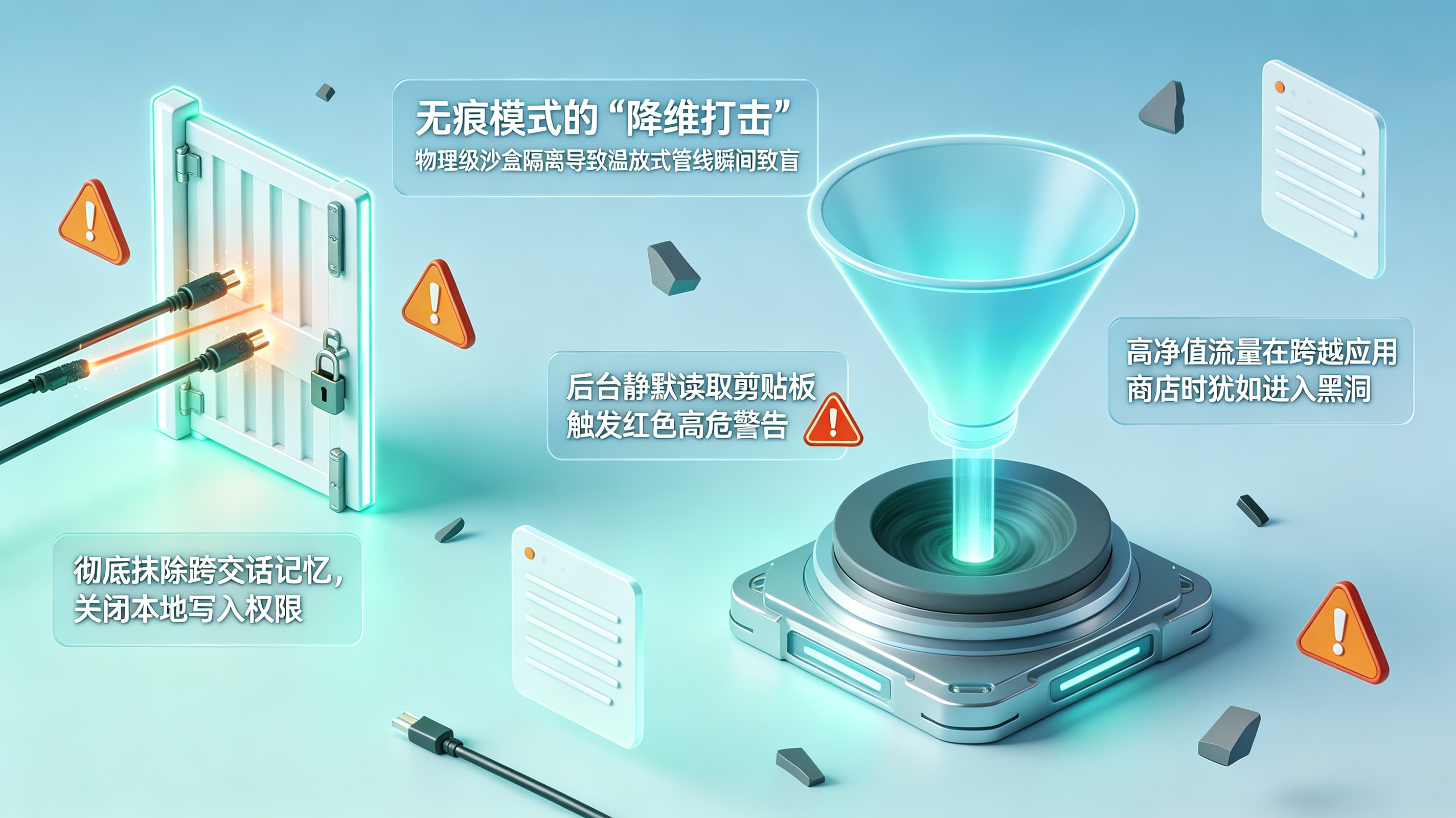 无痕模式的降维打击与流量黑洞