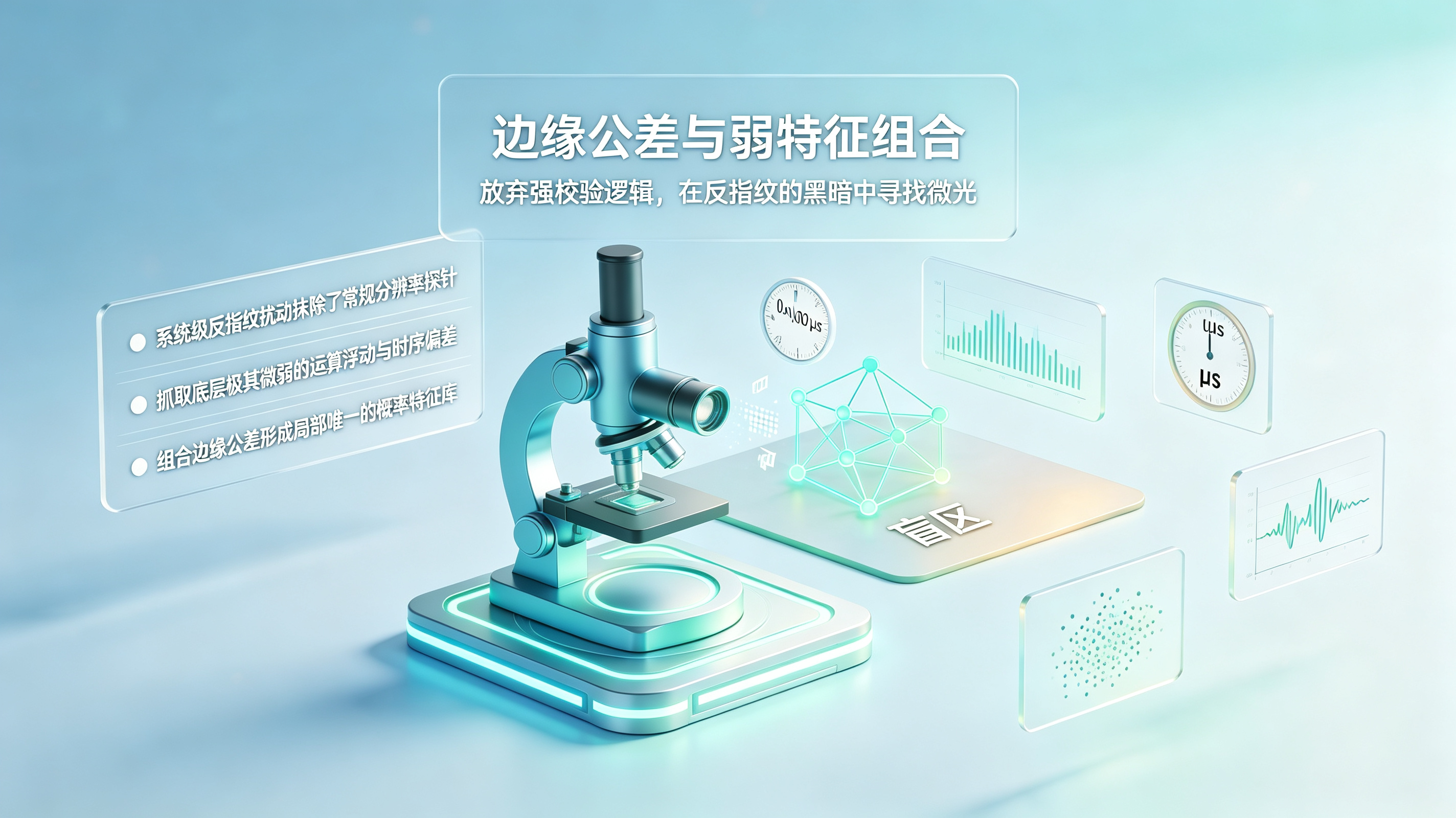 黑暗中寻迹:边缘公差的弱特征组合