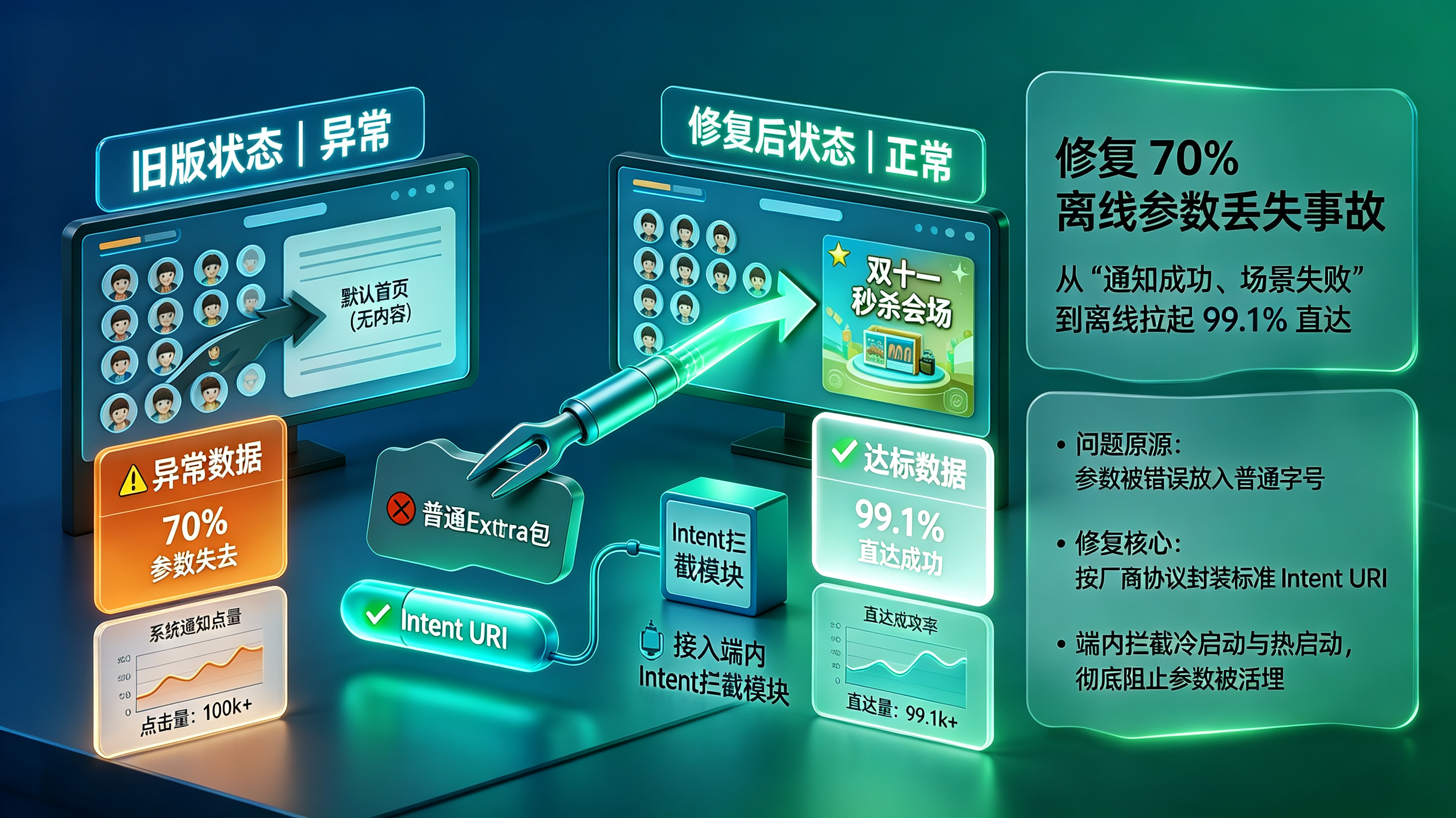 修复小米通道 70% 参数丢失事故