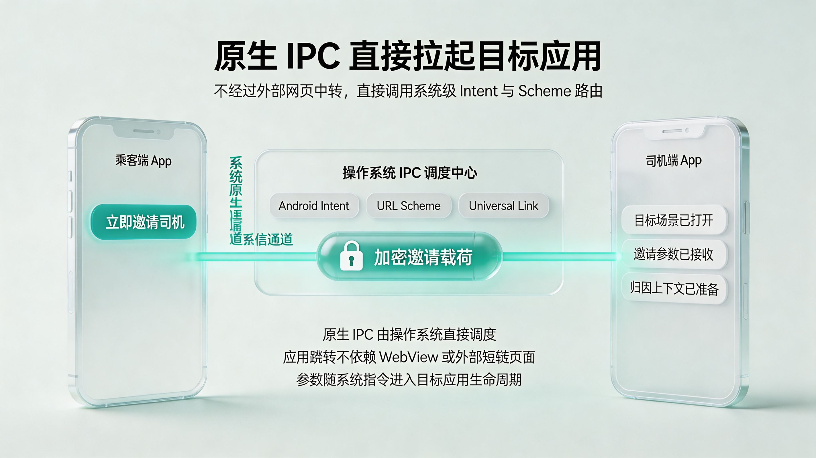 原生 IPC 直接拉起司机端