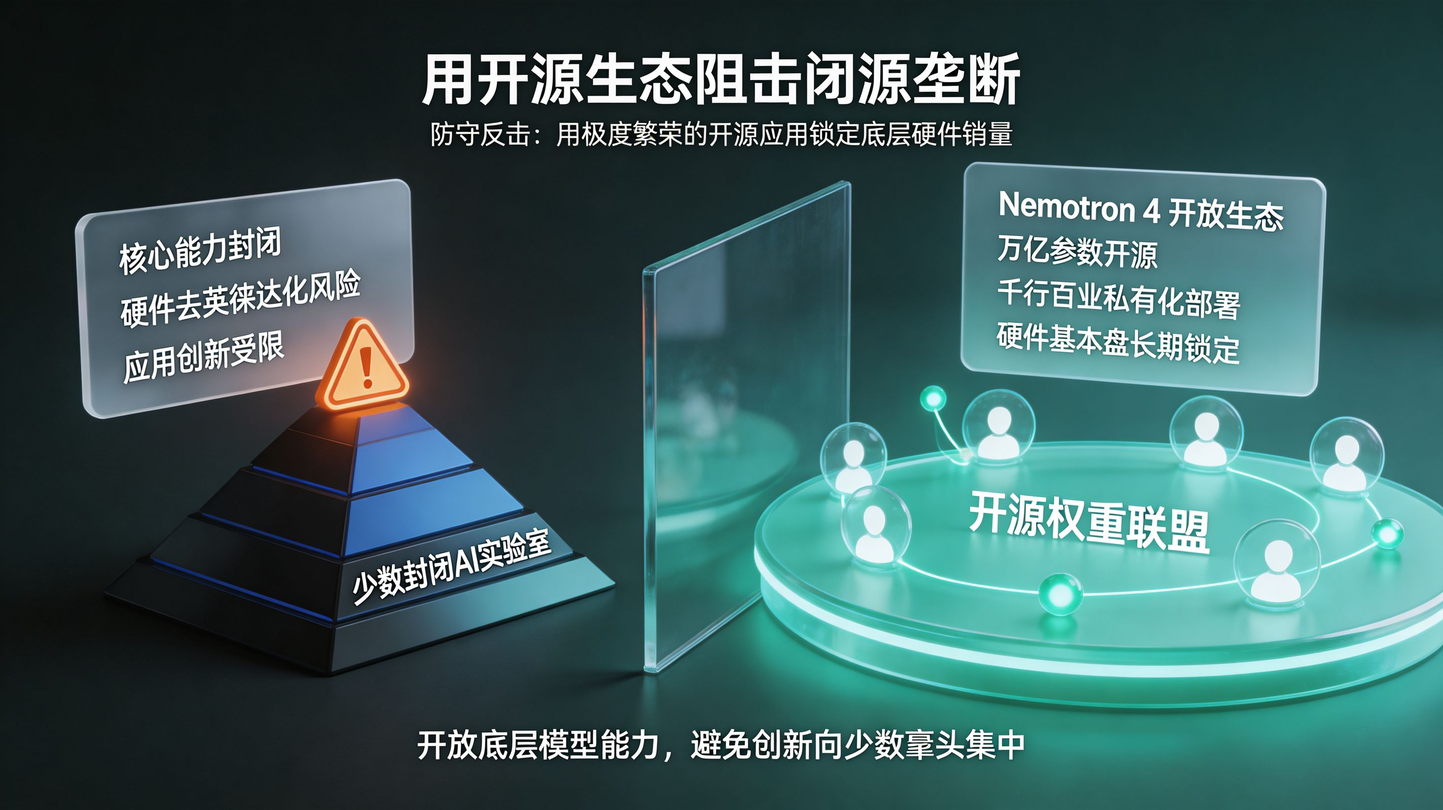 闭源垄断焦虑与开源防守反击