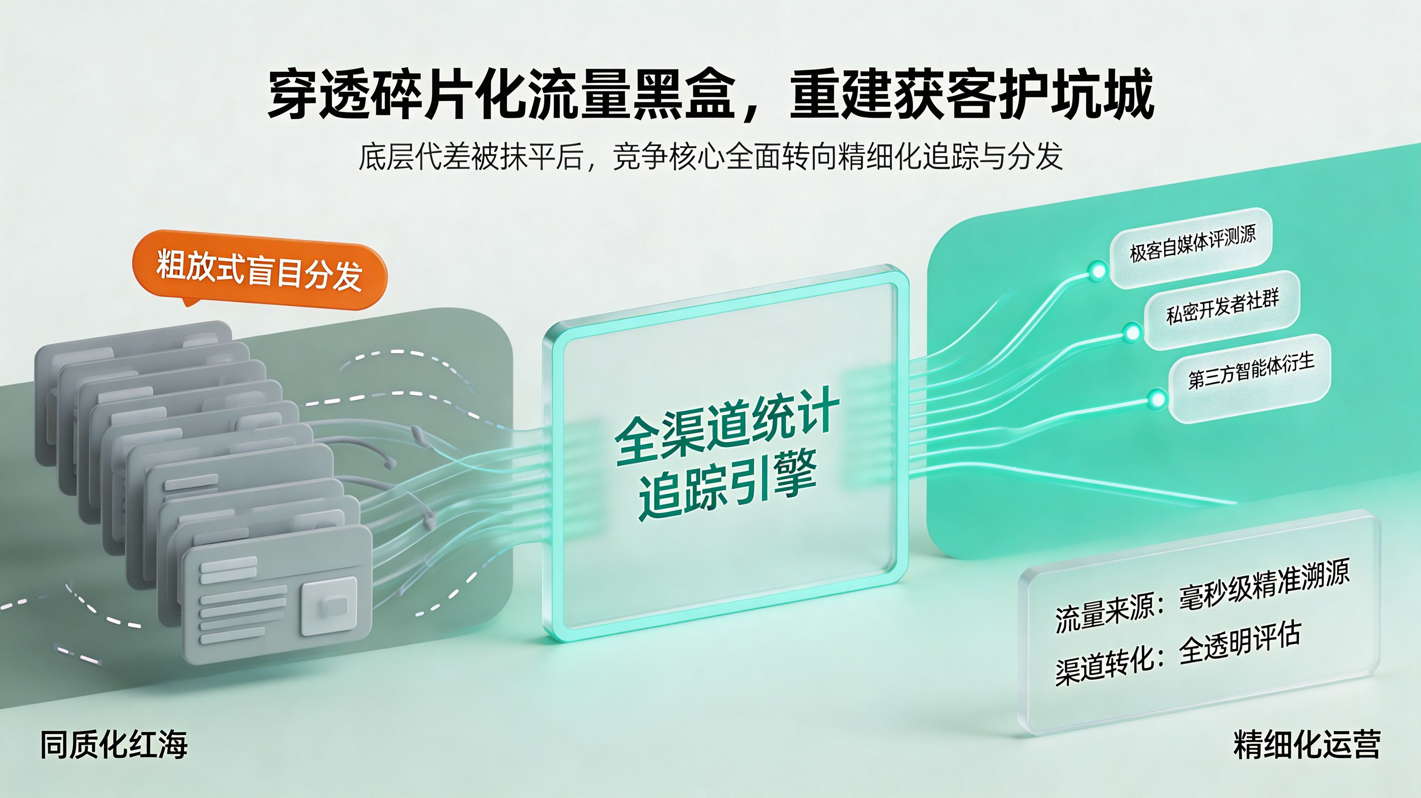 同质化红海与精细化全渠道分发