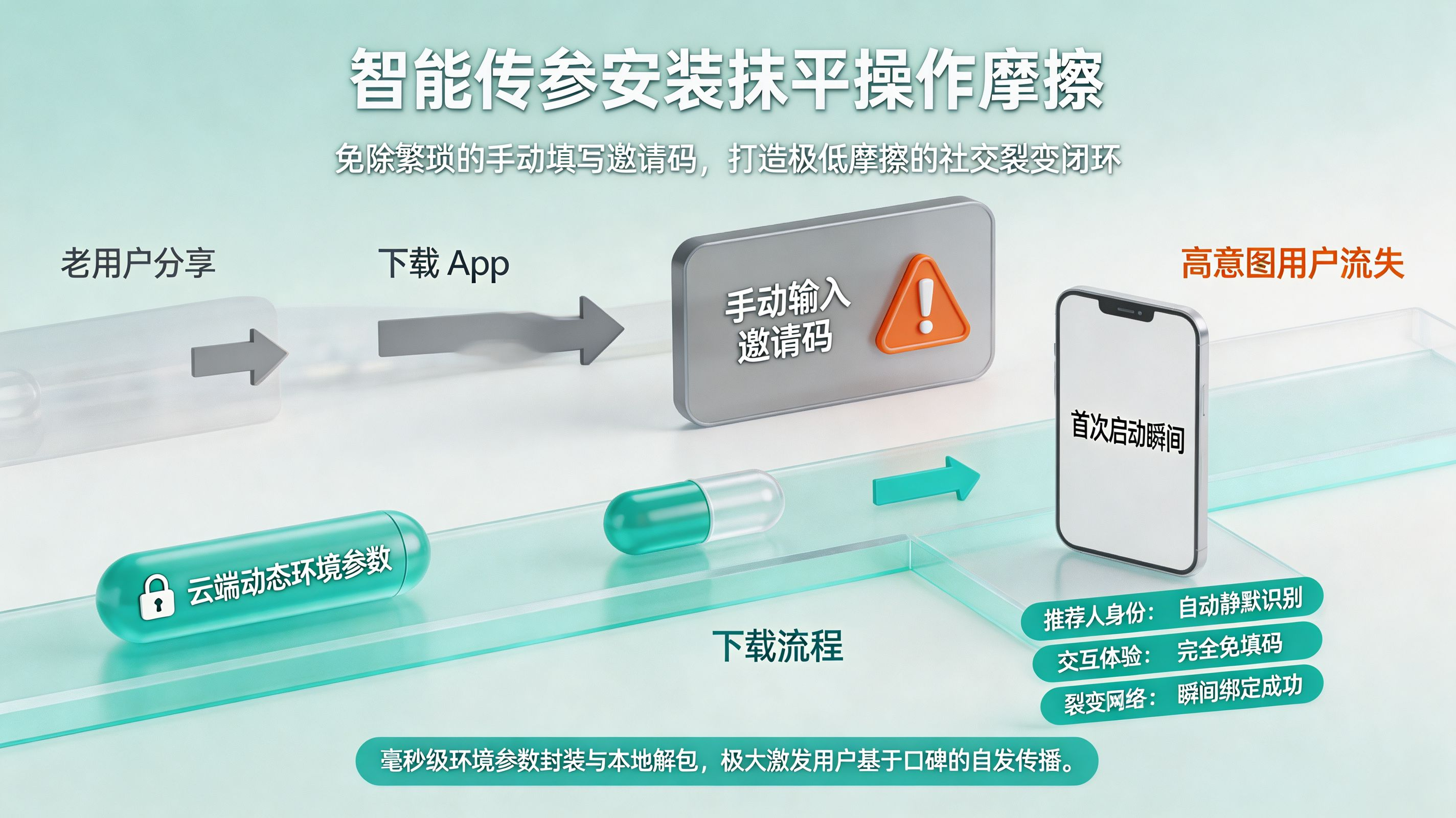 免填邀请码驱动无感裂变