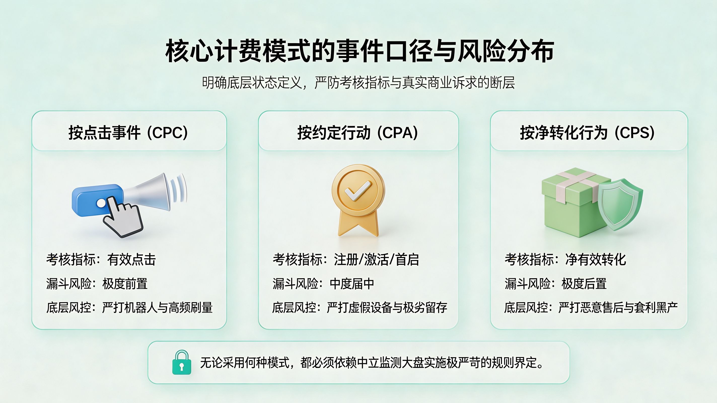 计费模式事件口径与风险对比