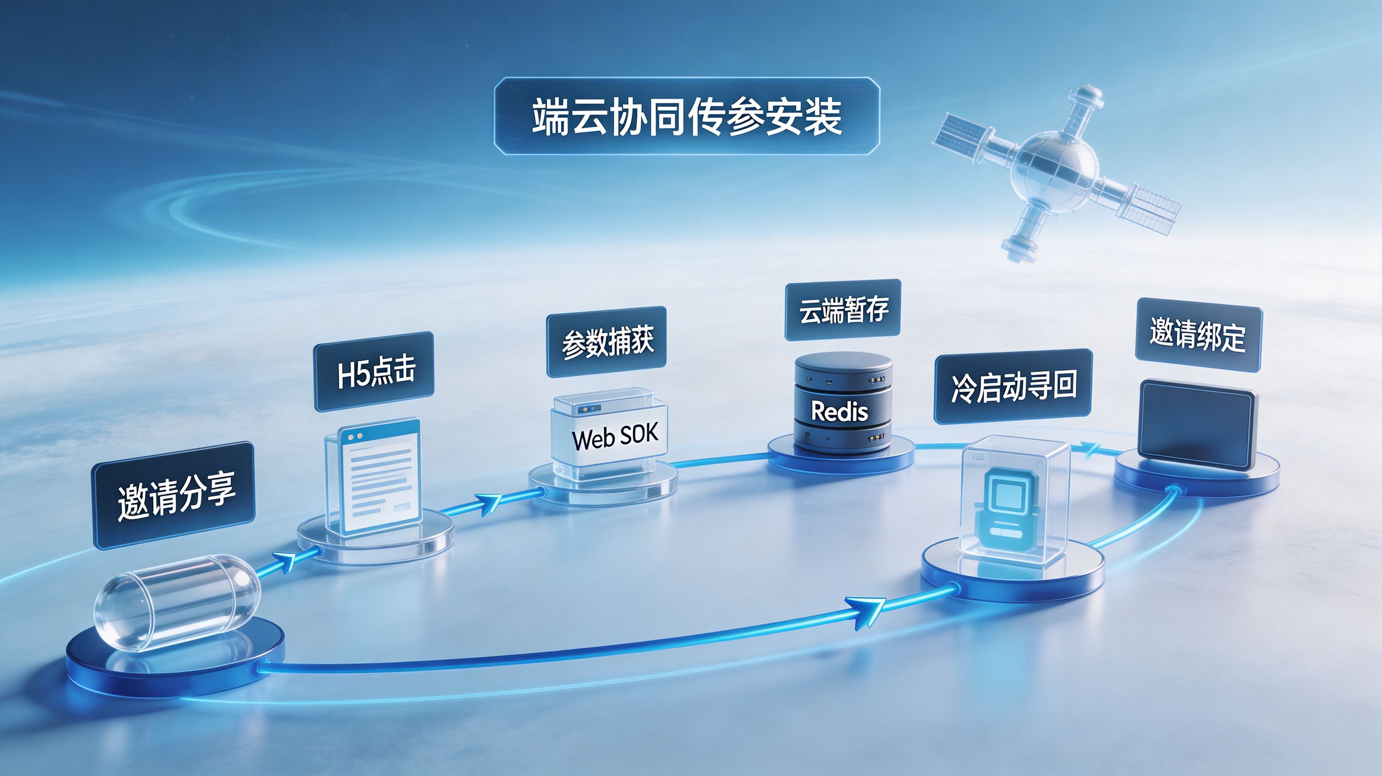 端云协同传参安装数据管线