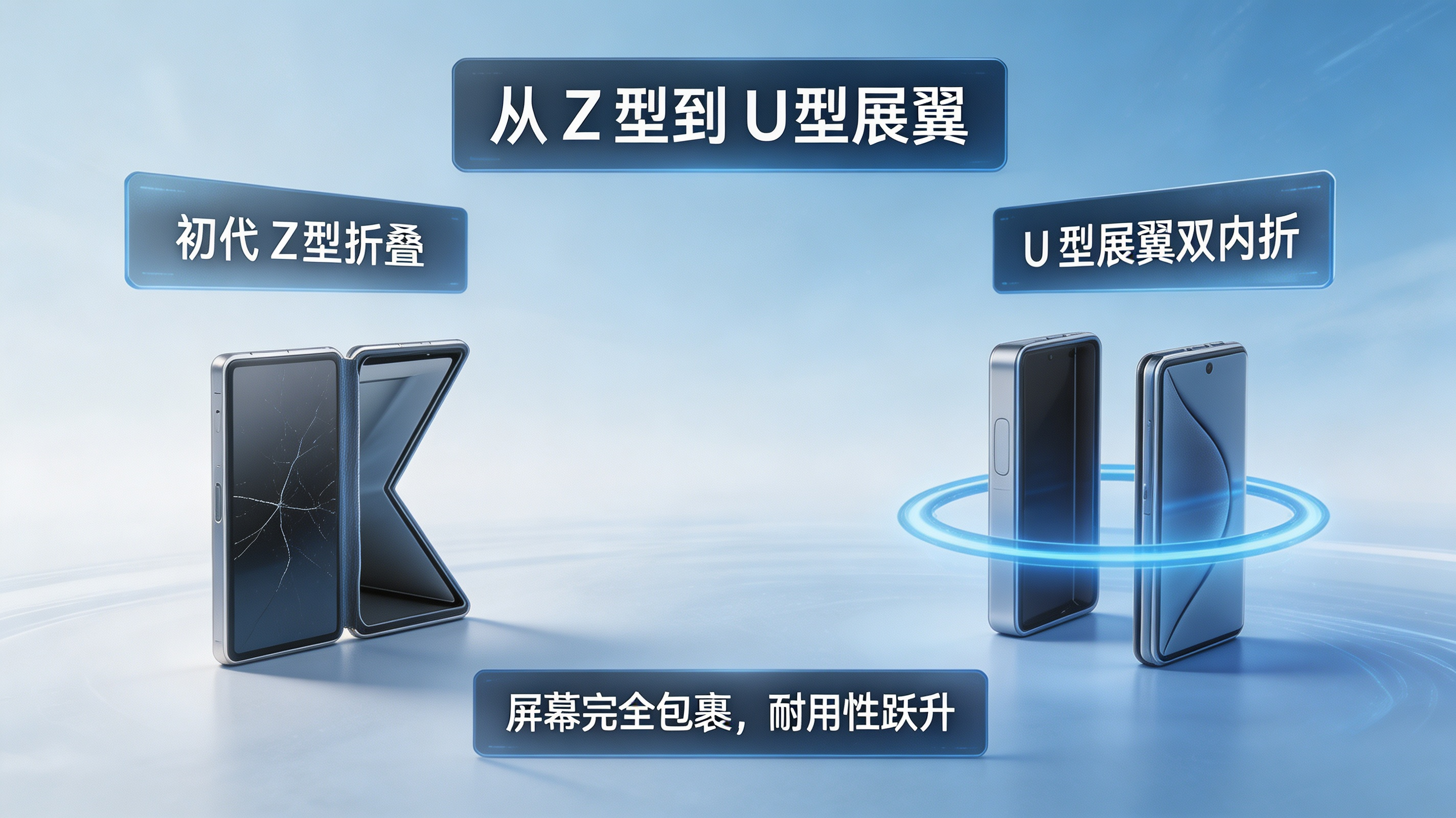 U 型展翼双内折架构演进