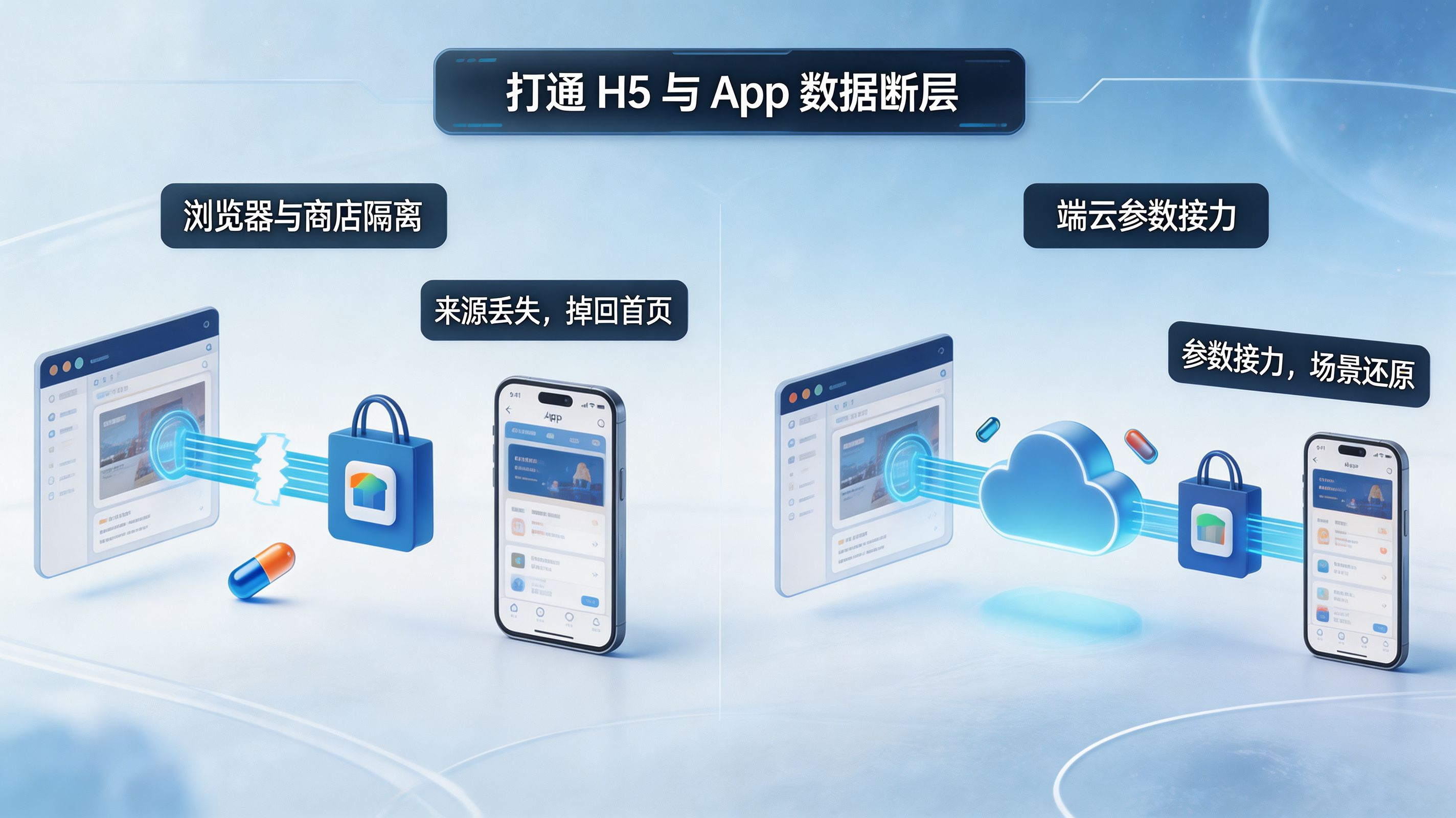 传统 H5 引流的数据断层