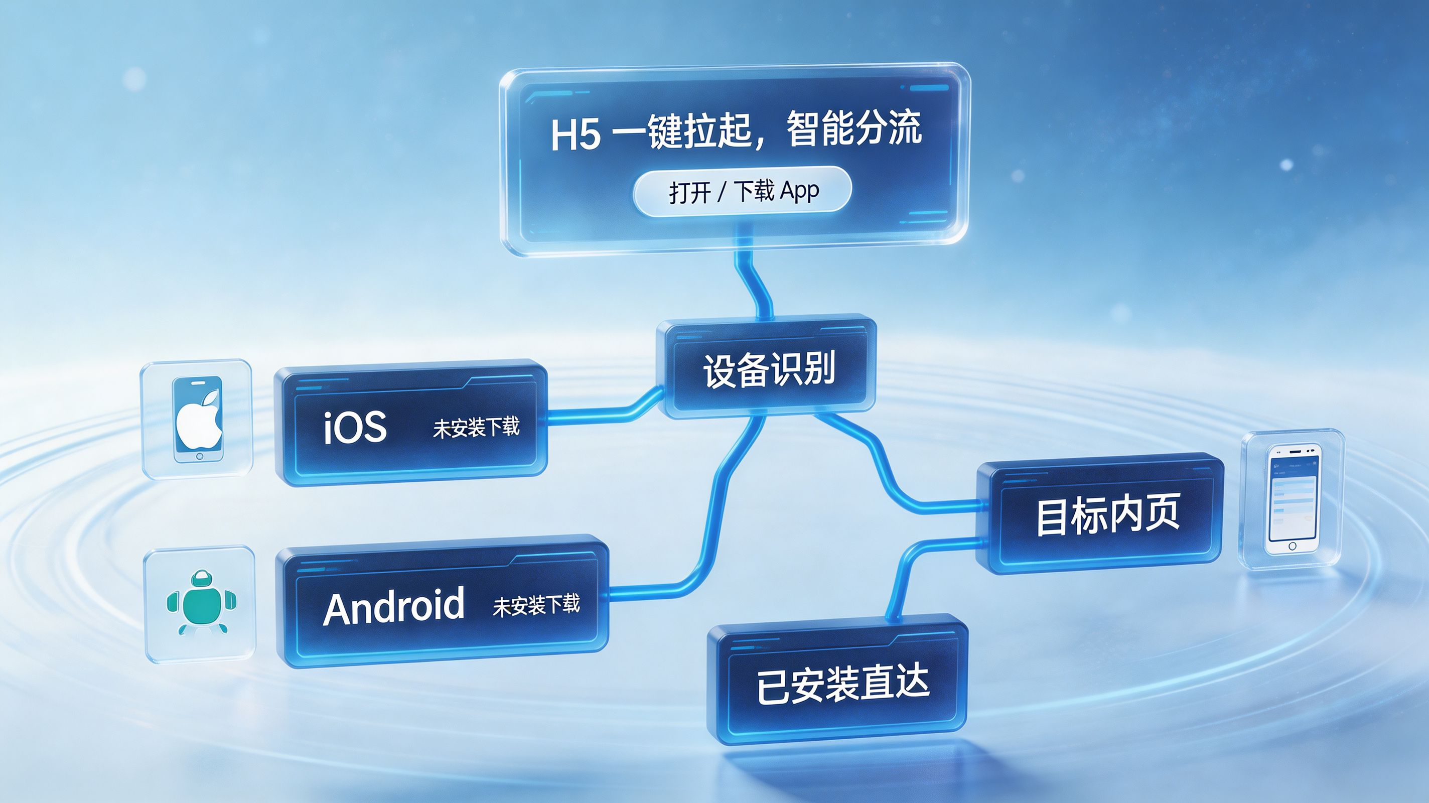 H5 一键拉起与设备智能分流