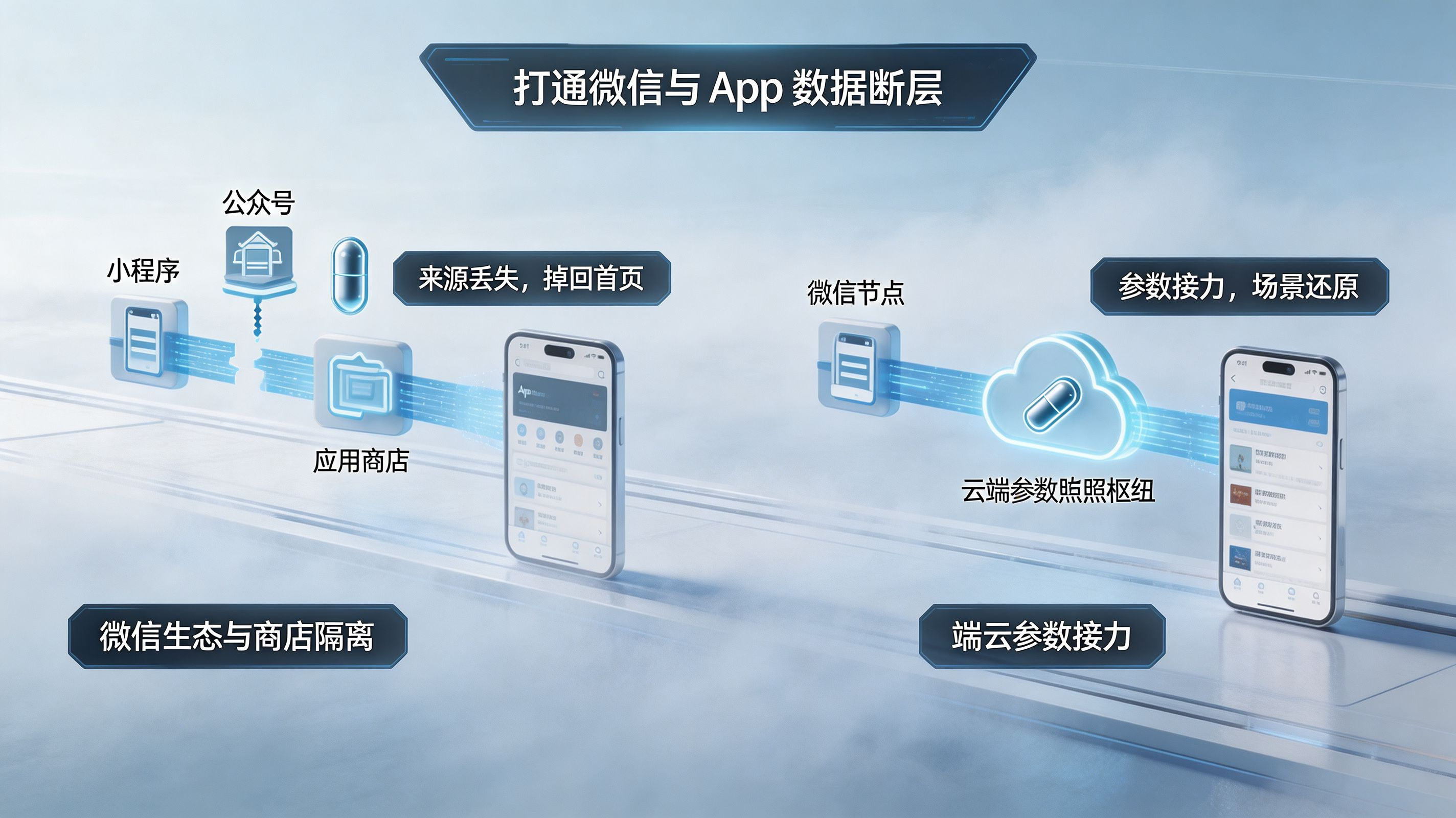 传统微信引流的数据断层