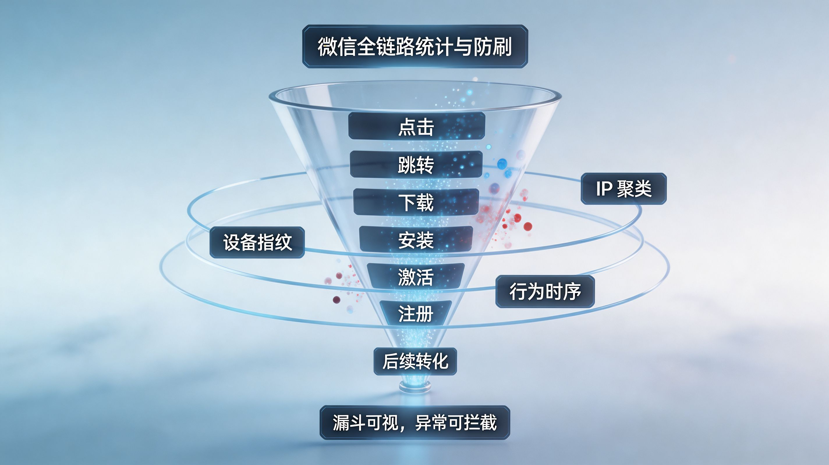 全链路转化漏斗与防刷