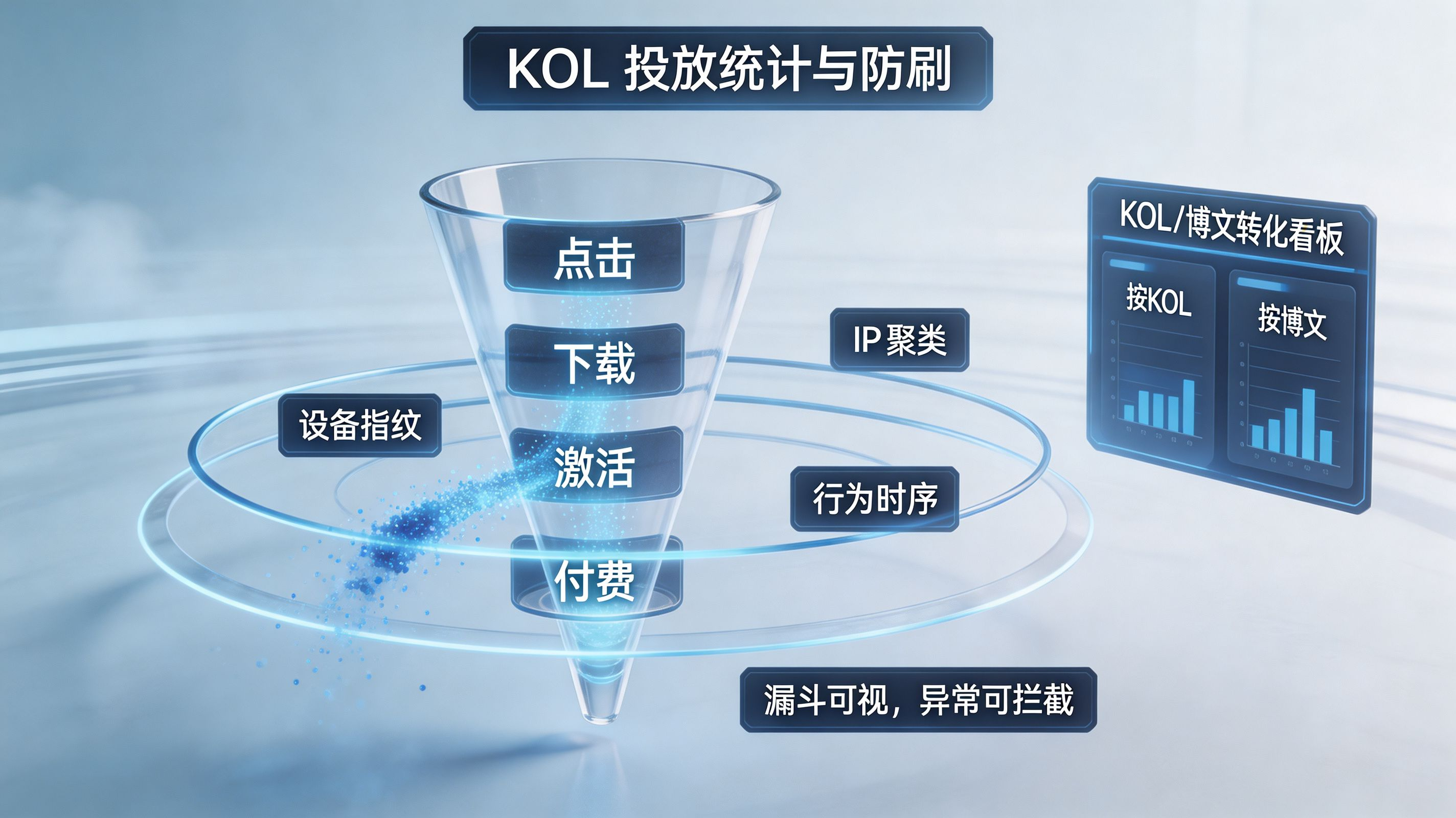 KOL 投放效果统计与防刷矩阵