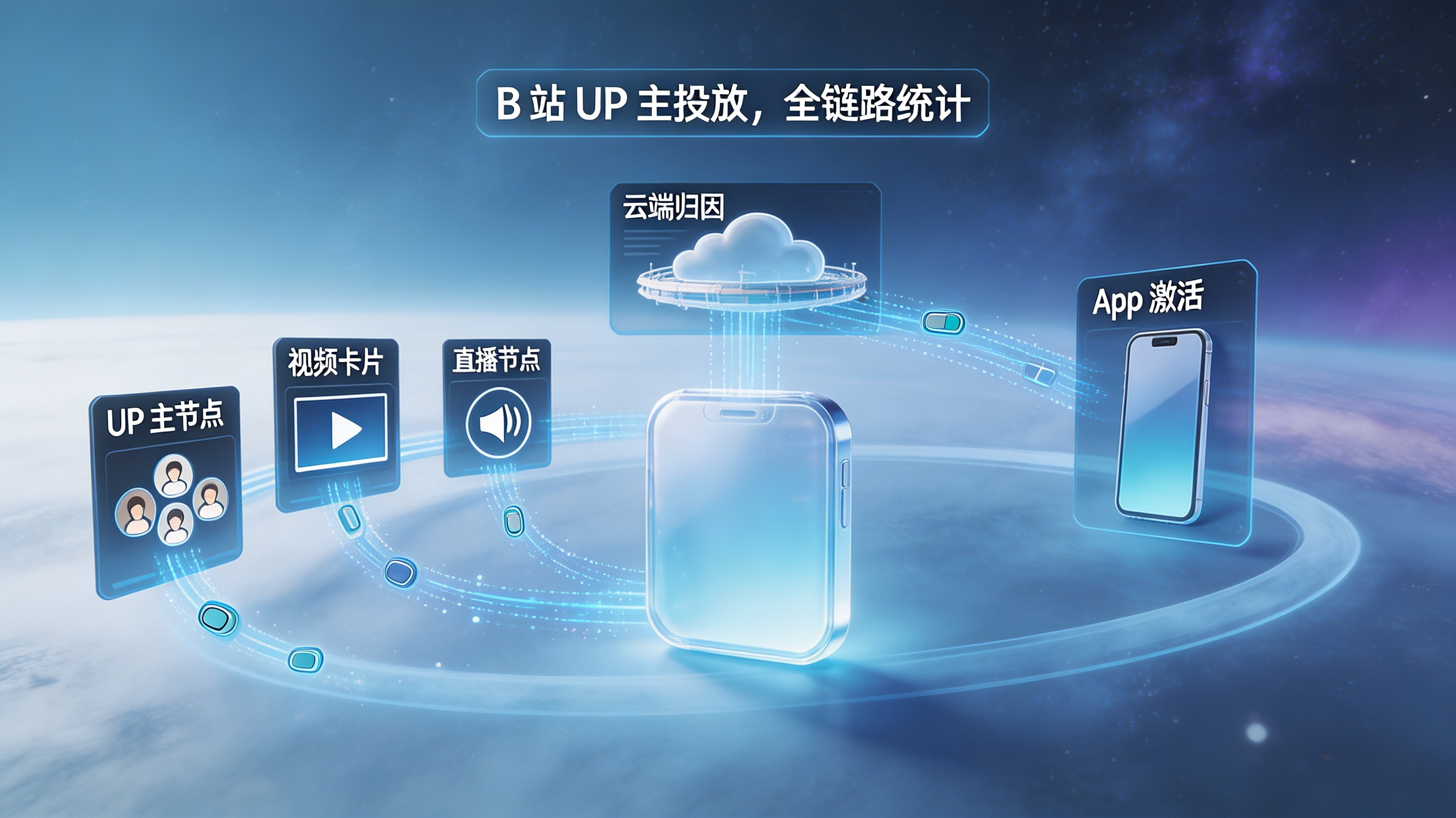 B 站 UP 主投放与 App 转化全链路