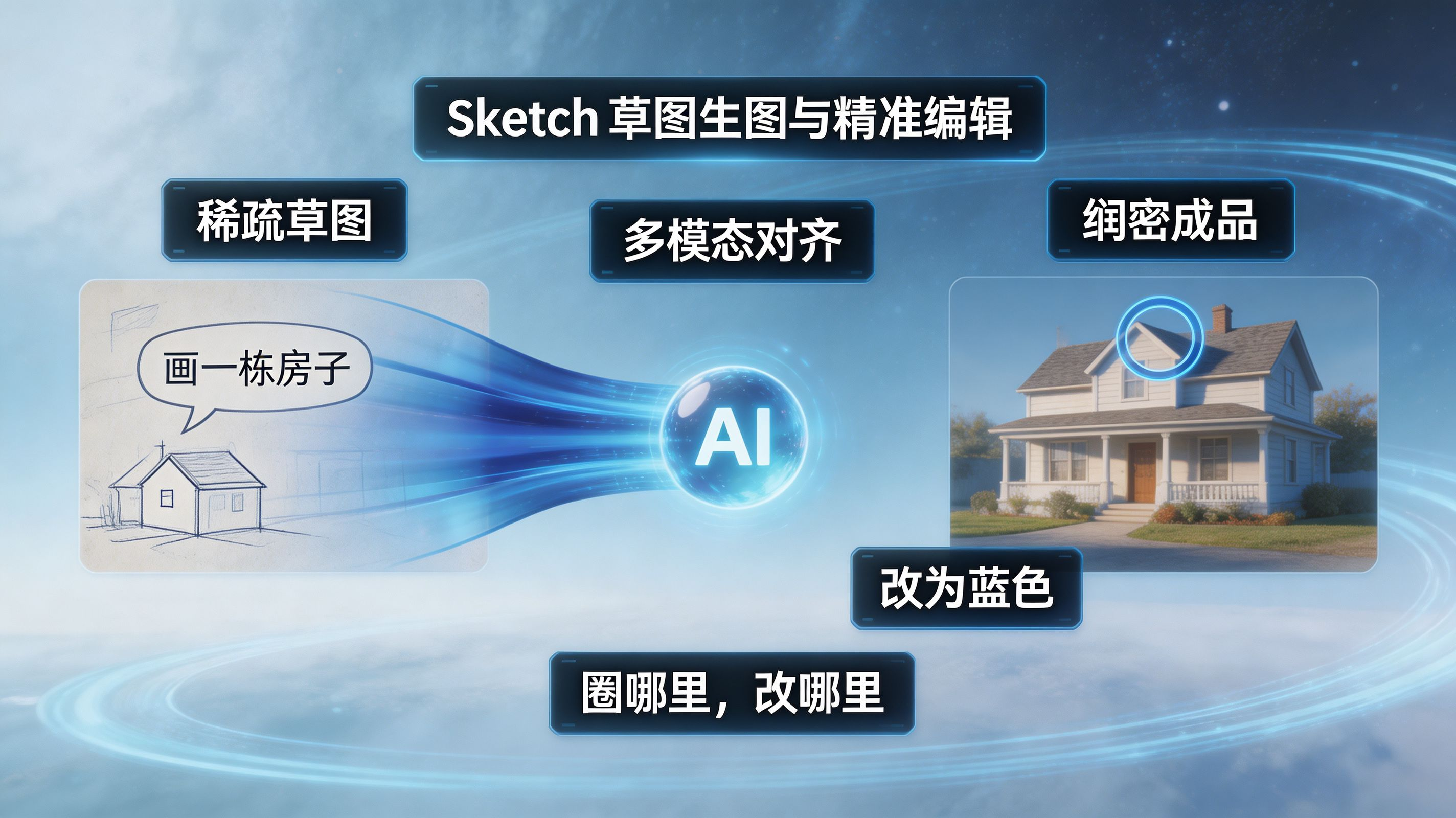 Sketch 草图生图与精准编辑革命