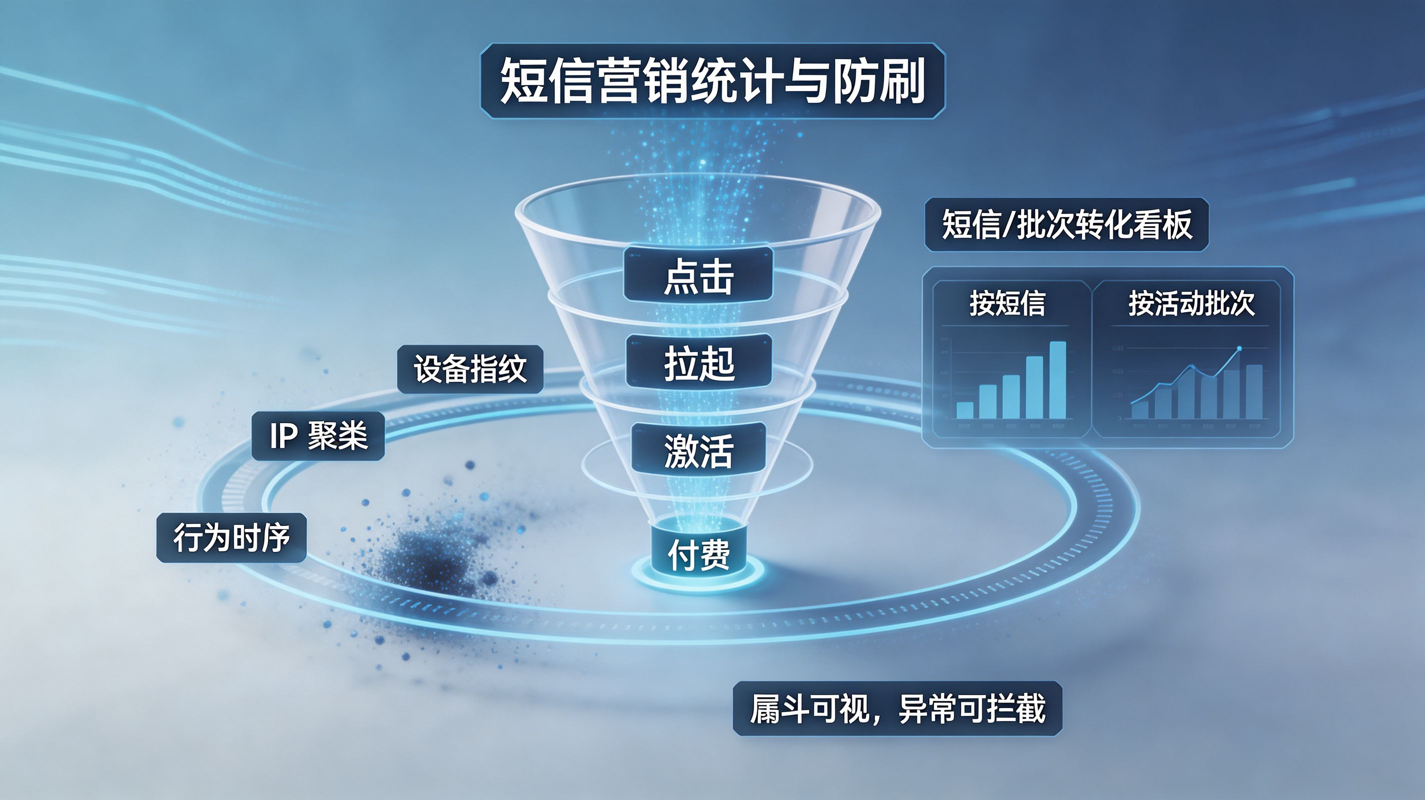 短信营销效果统计与防刷矩阵