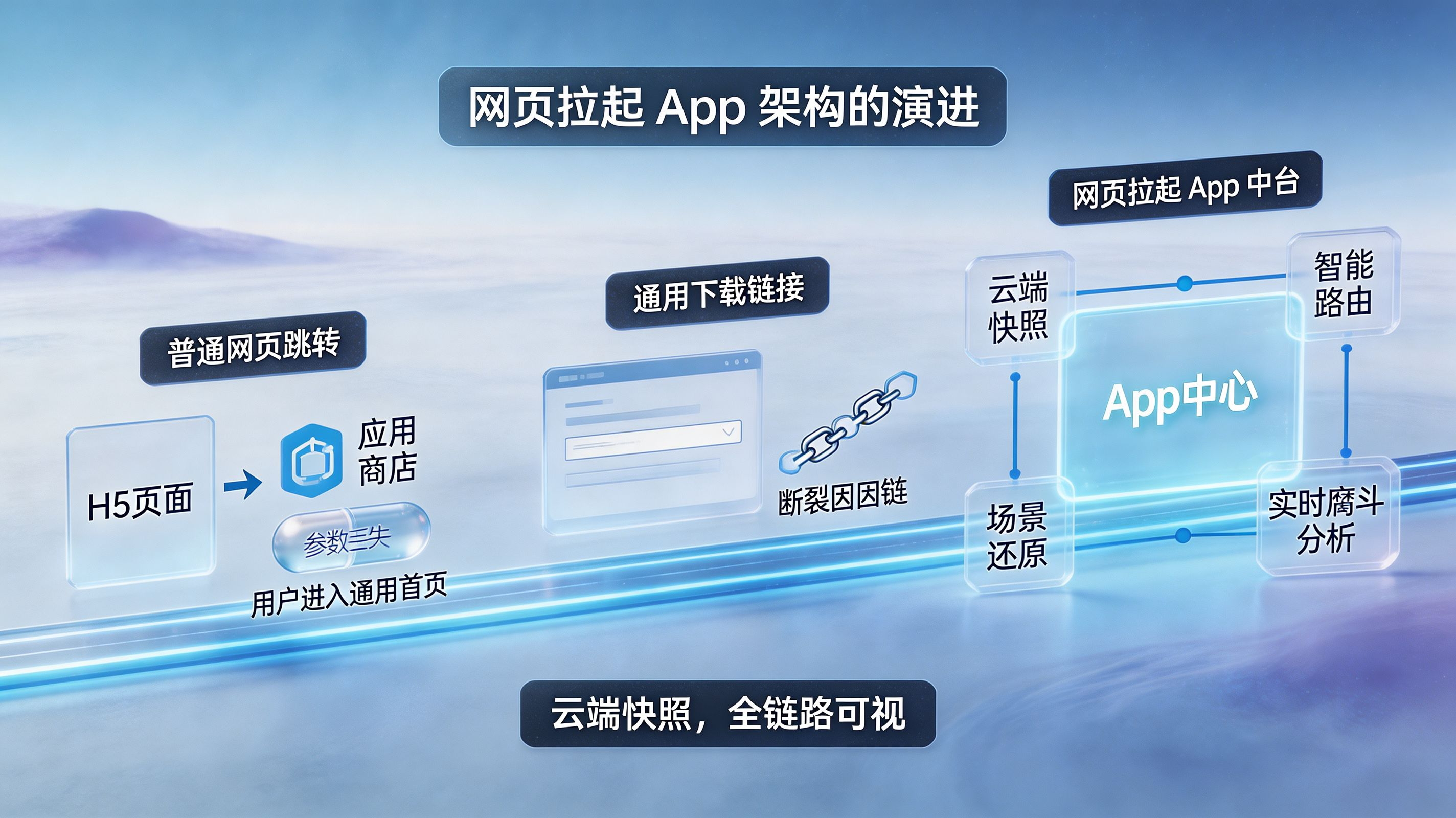从普通网页跳转到云端快照中台