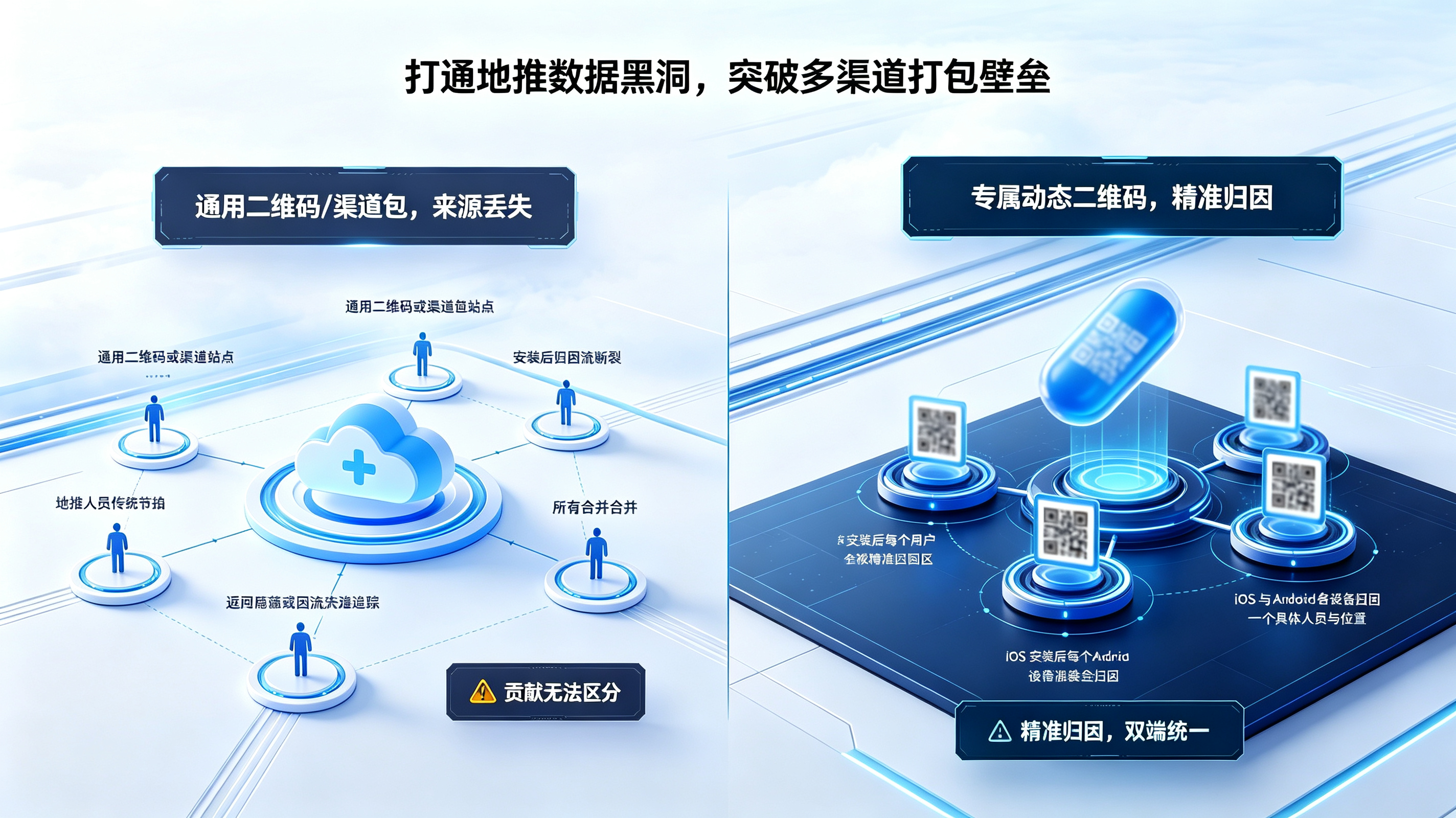 传统地推的数据黑洞与多渠道打包技术壁垒