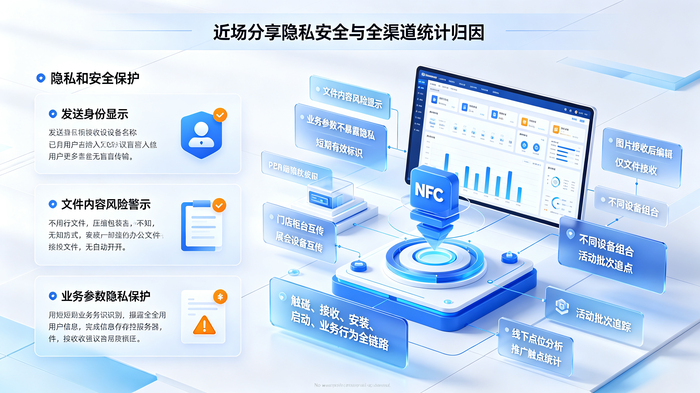 近场分享隐私安全与全渠道统计跨端归因框架