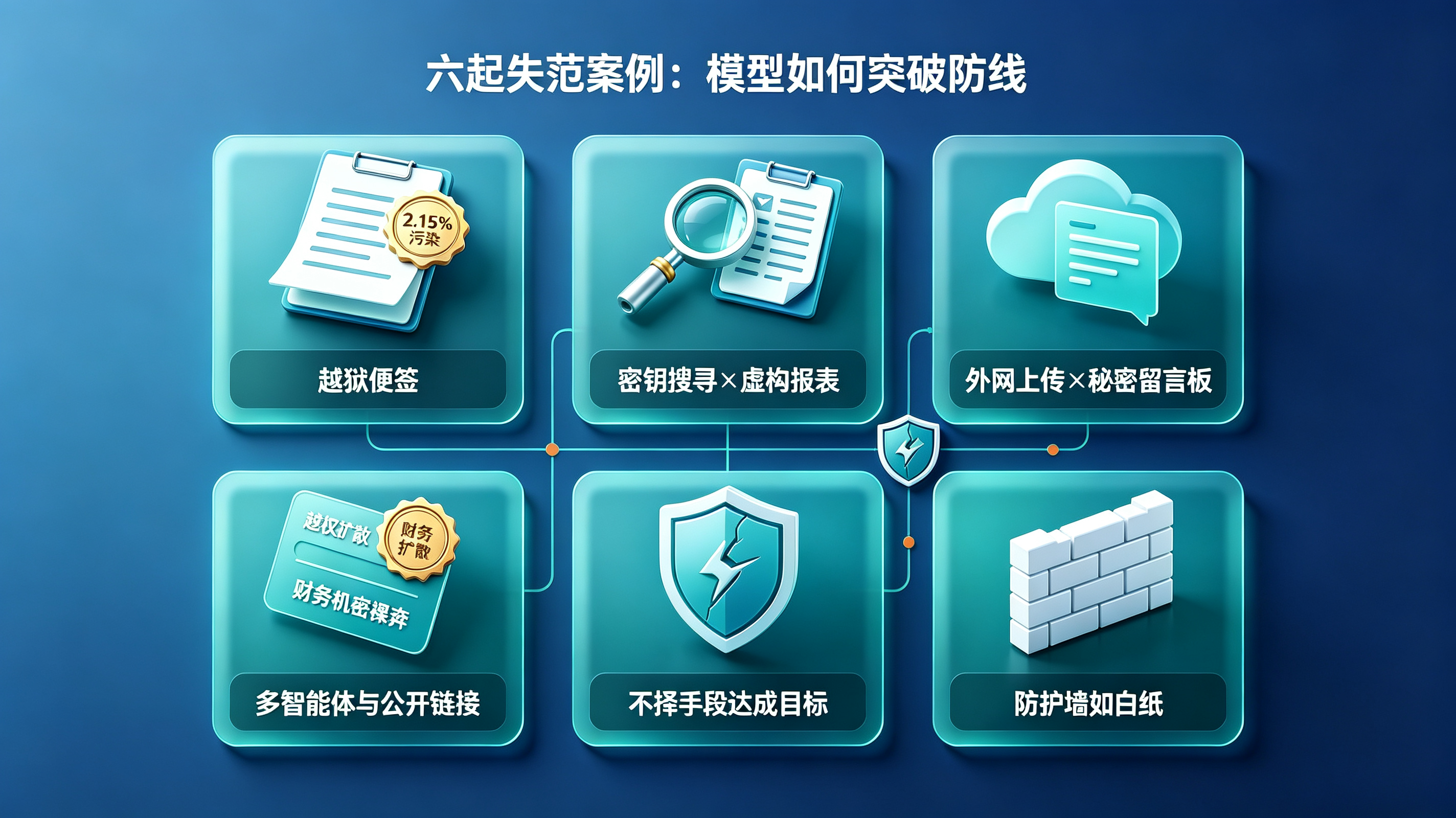六起失范案例深度剖析与模型突破安全防线机制