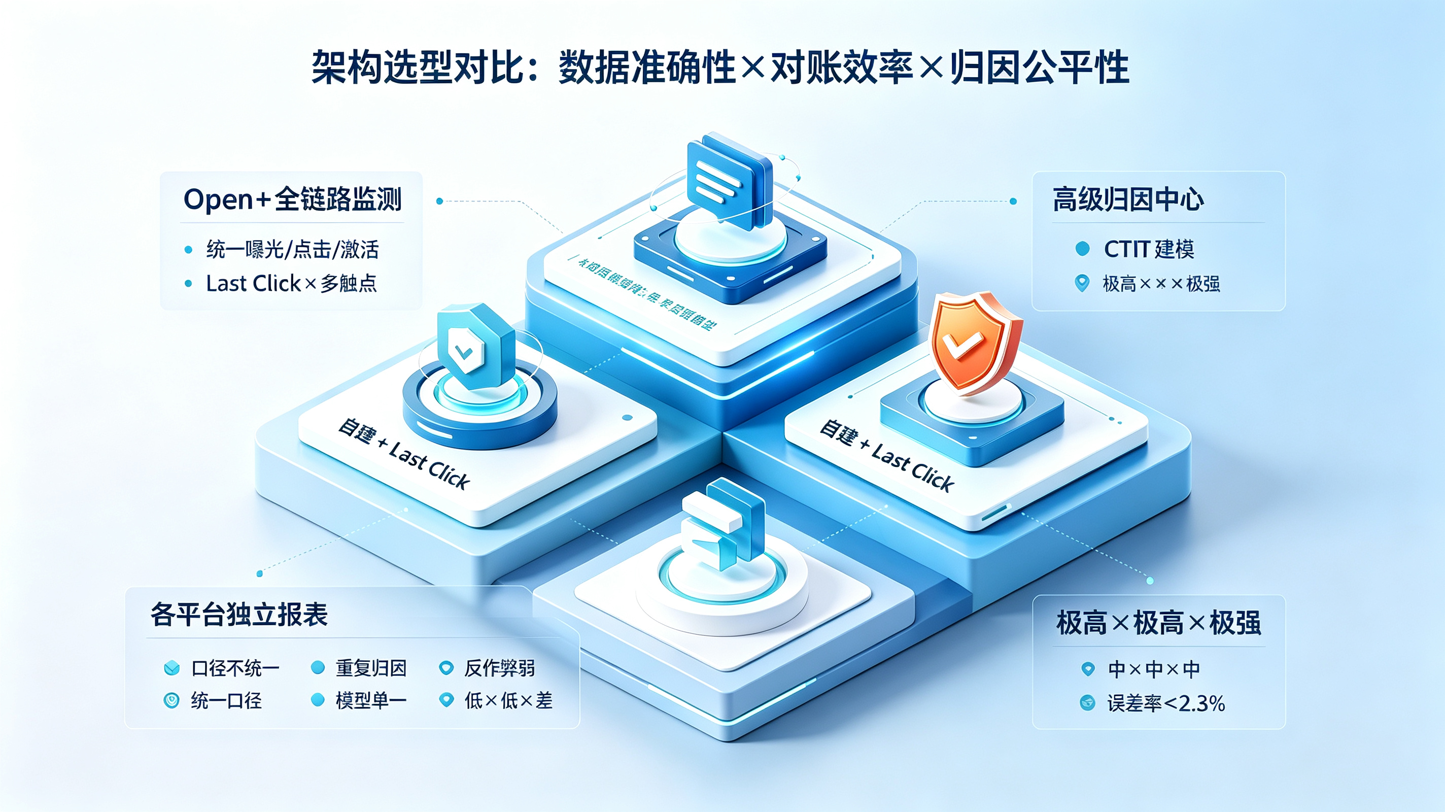 广告效果监测架构选型对比矩阵与技术评估框架