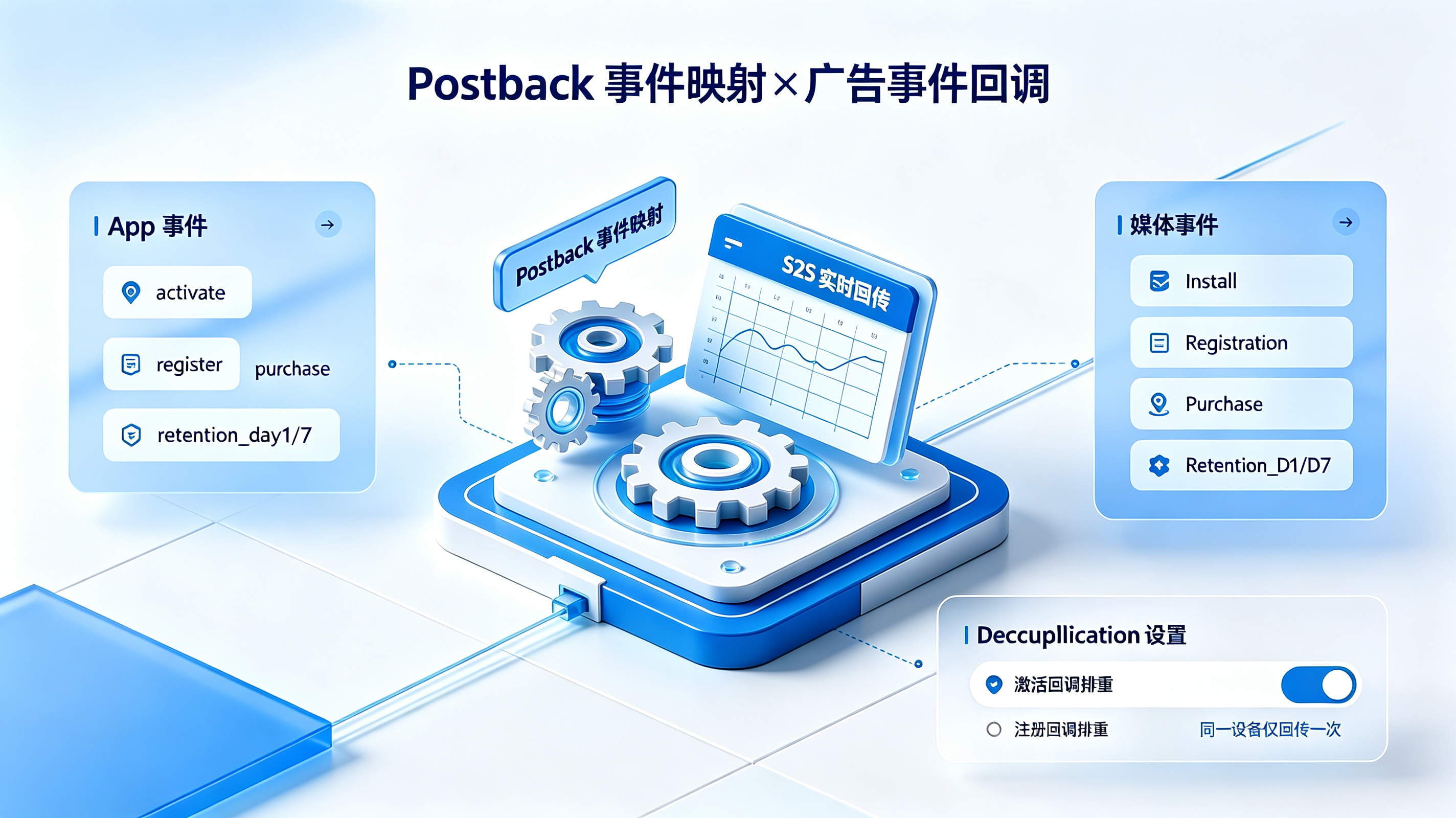 Postback 事件映射与广告事件回调配置