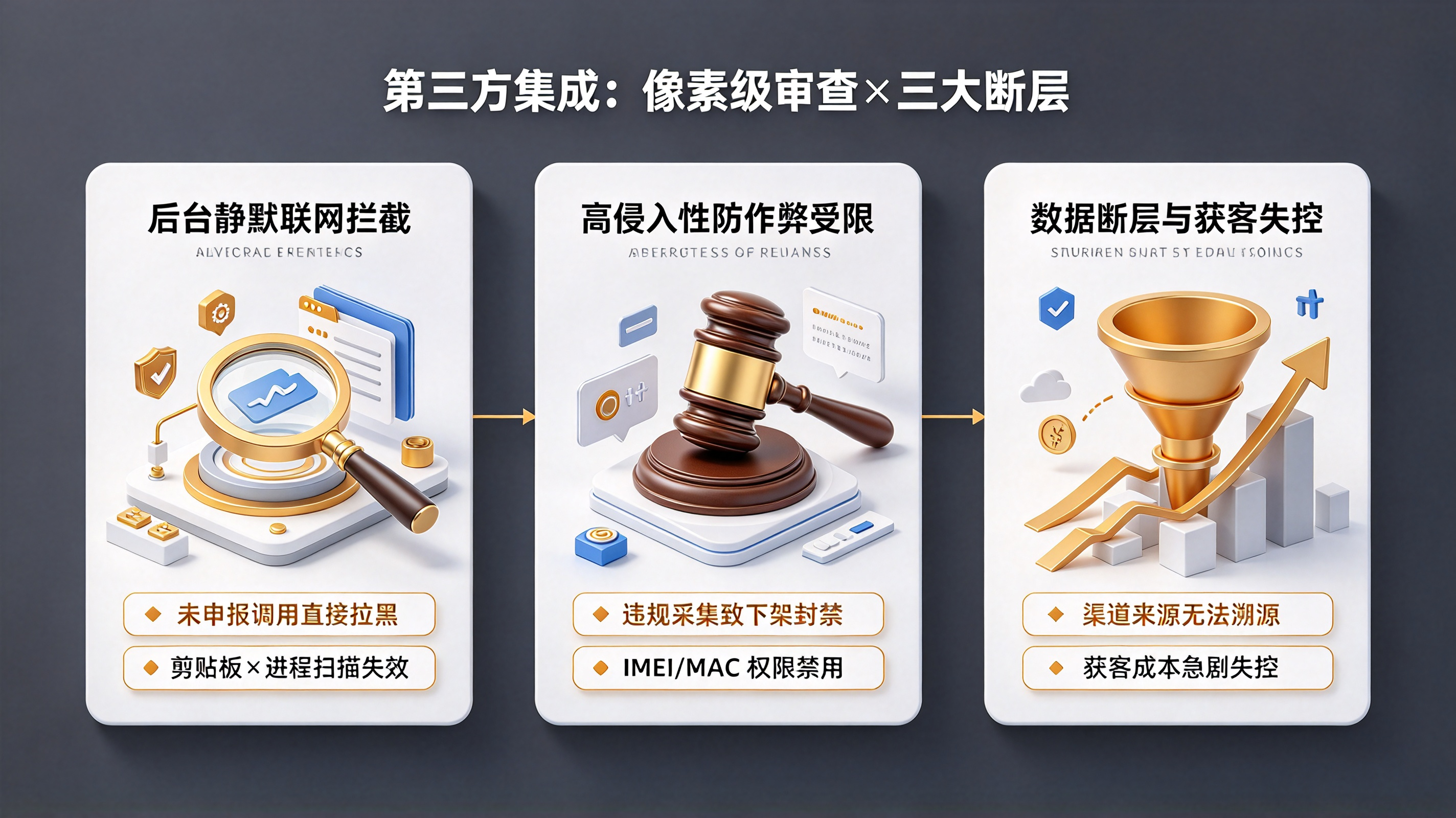 第三方集成面临像素级审查与三大断层危机
