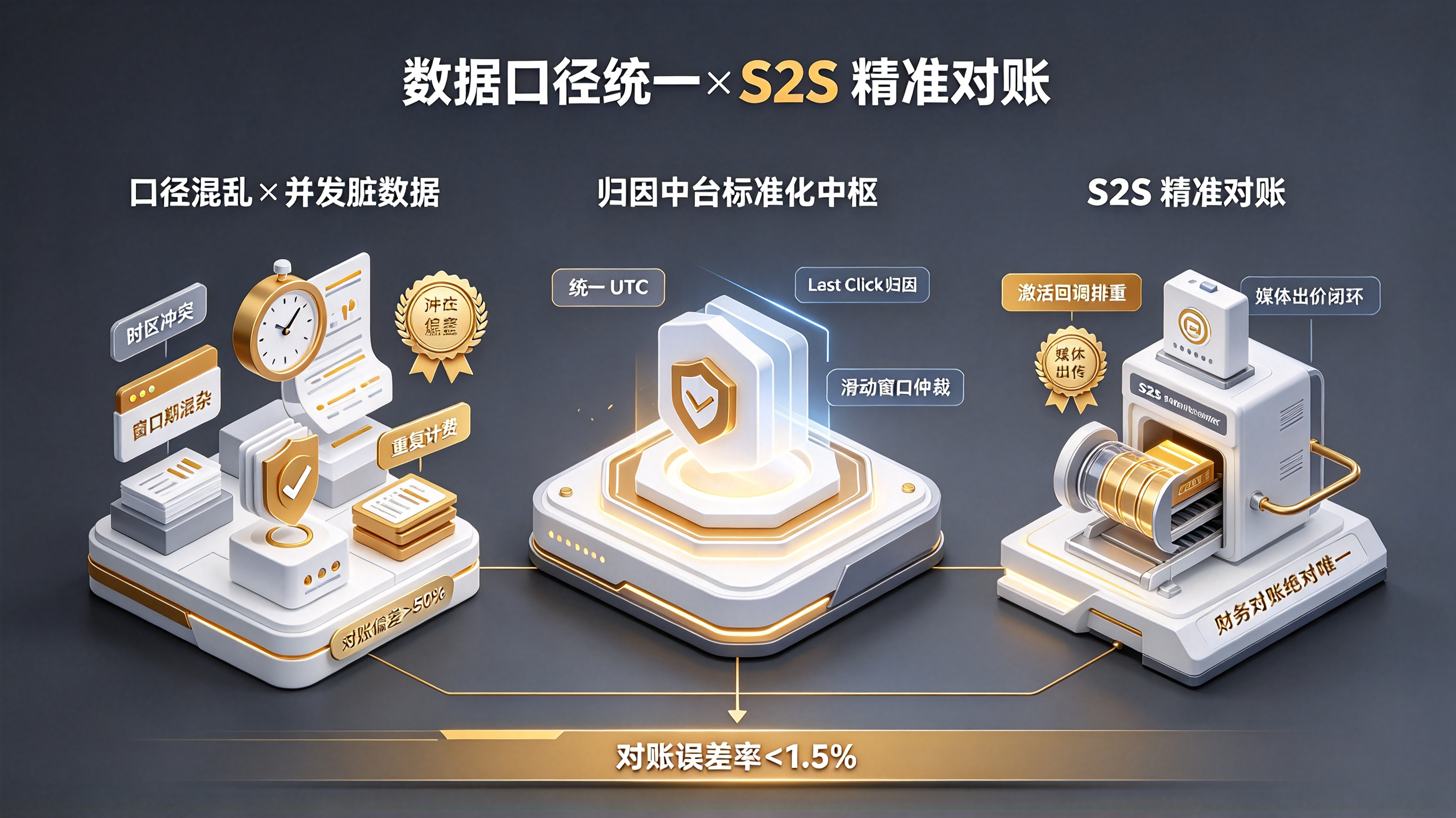 数据口径统一与 S2S 精准对账机制