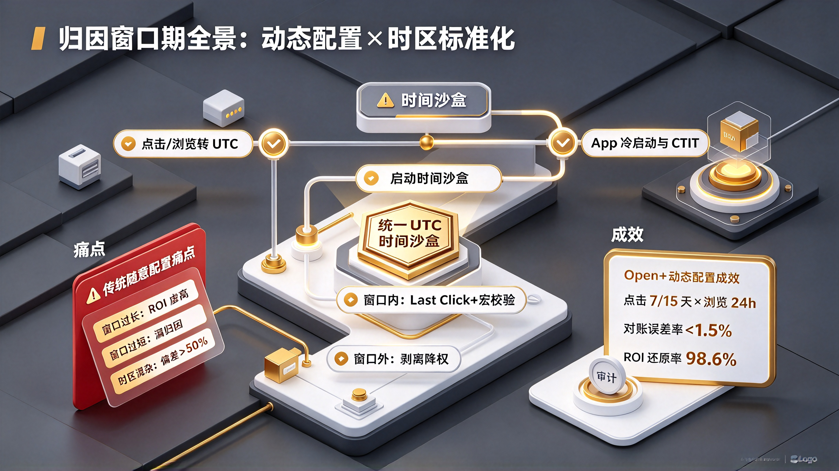 归因窗口期全景与时区标准化端云协同架构