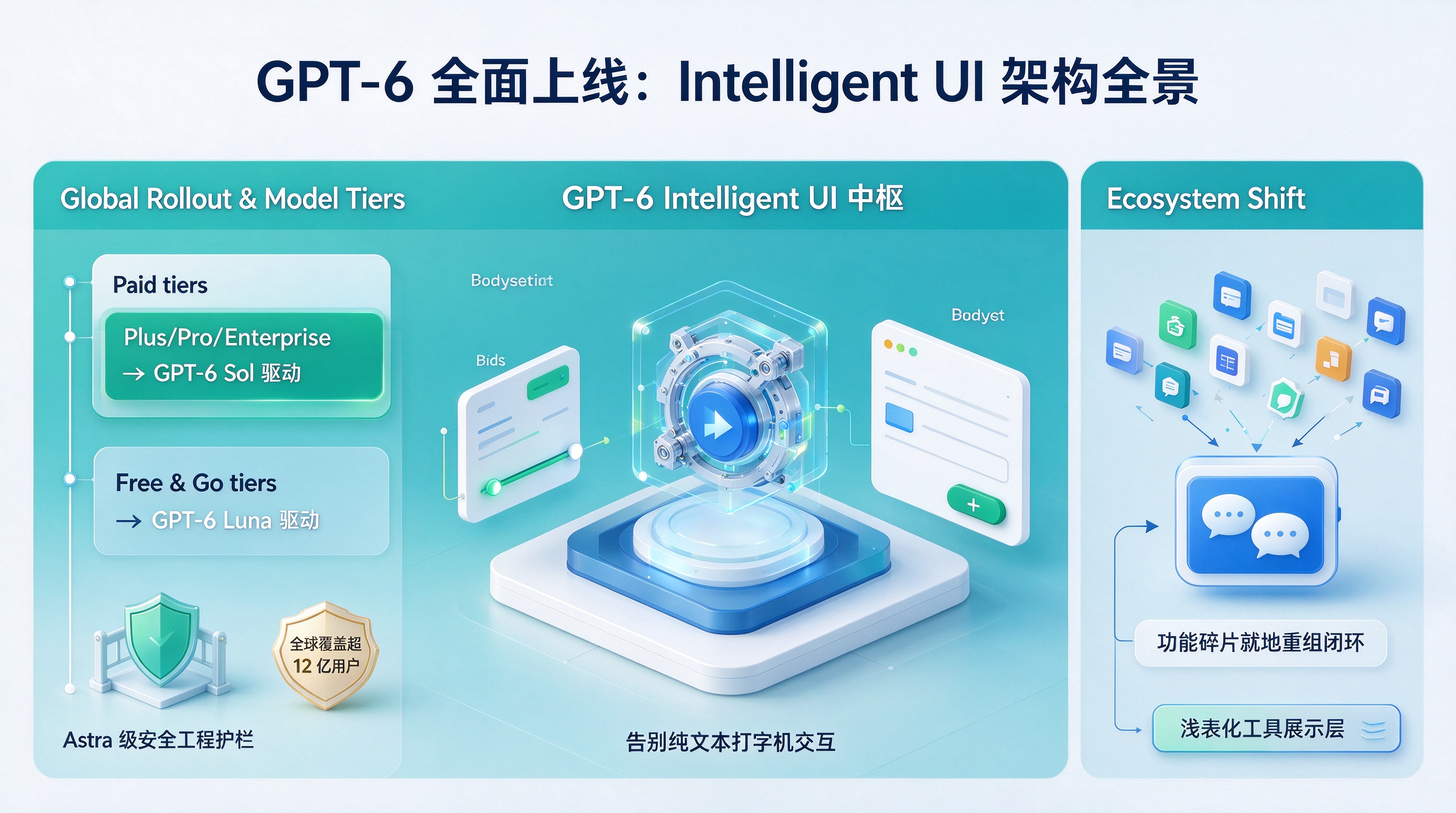 GPT-6 全球普惠与 Intelligent UI 架构全景