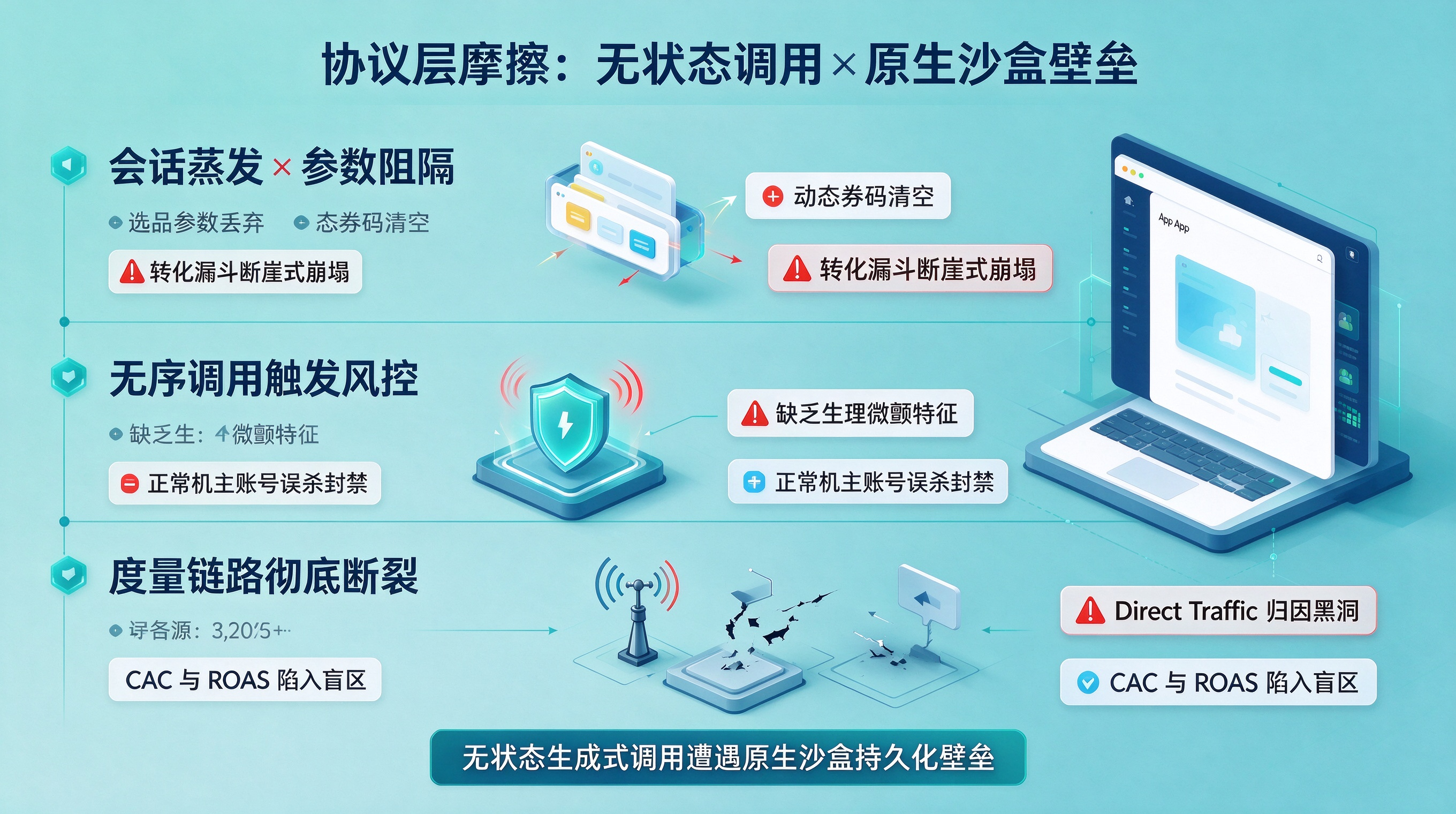 协议层摩擦与三大场景断裂危机