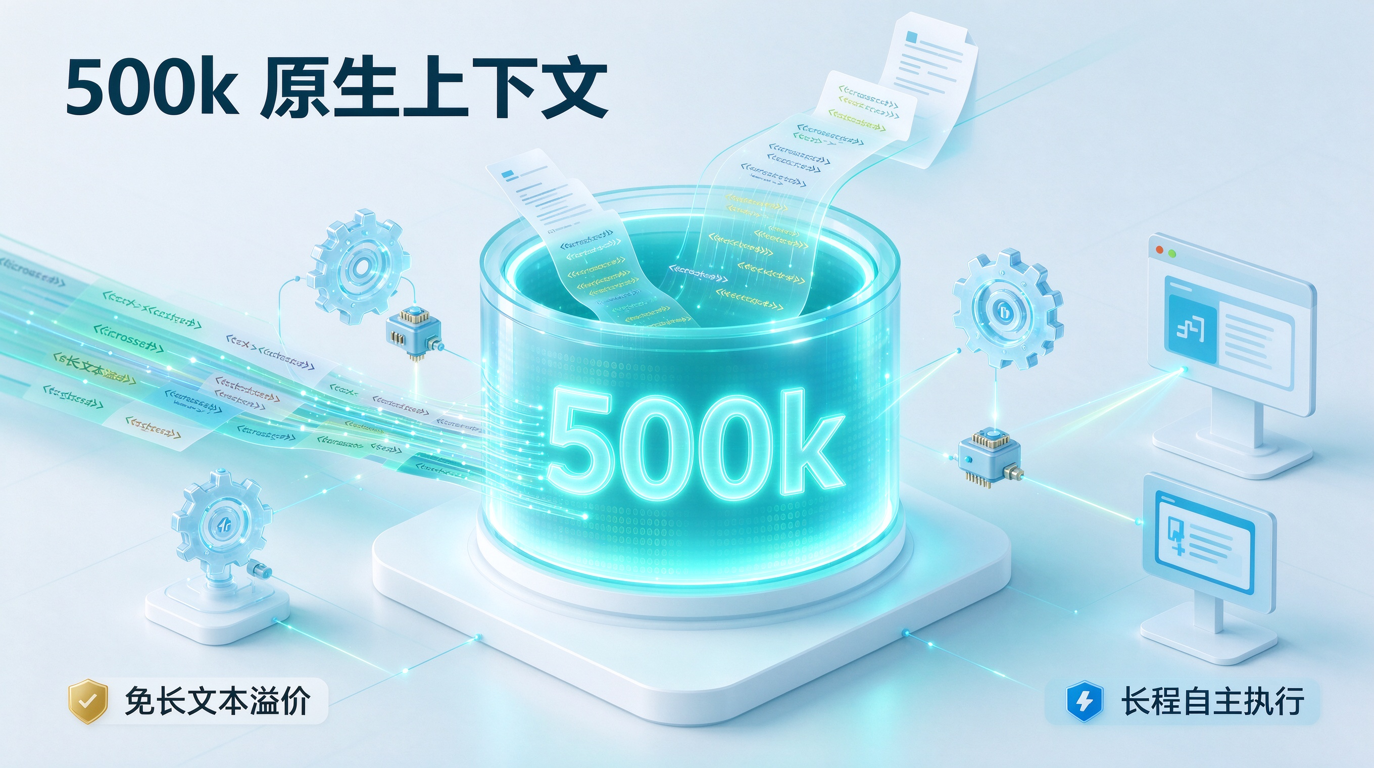 500k 上下文与长程智能体执行架构