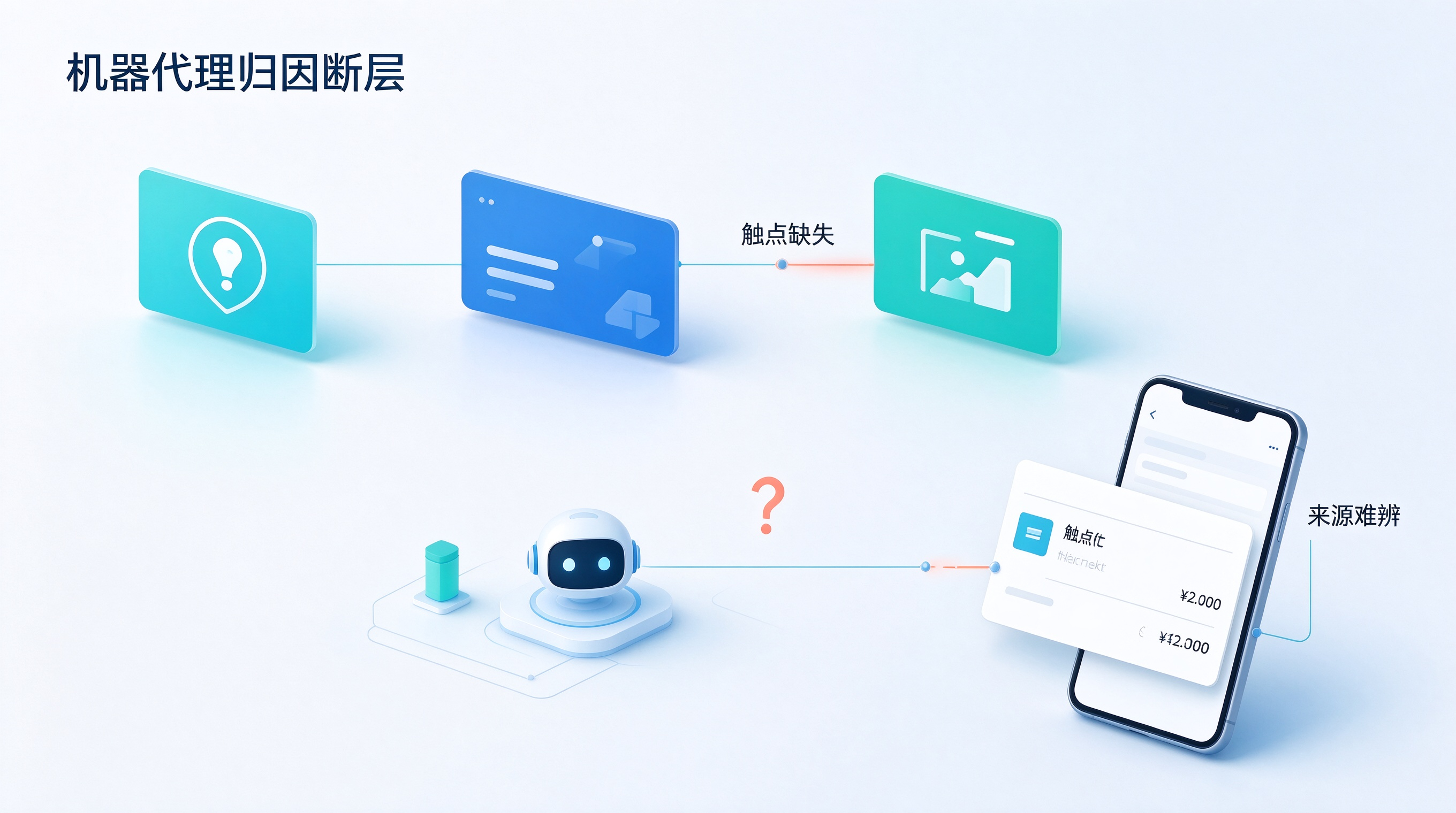 机器代理下的归因断层