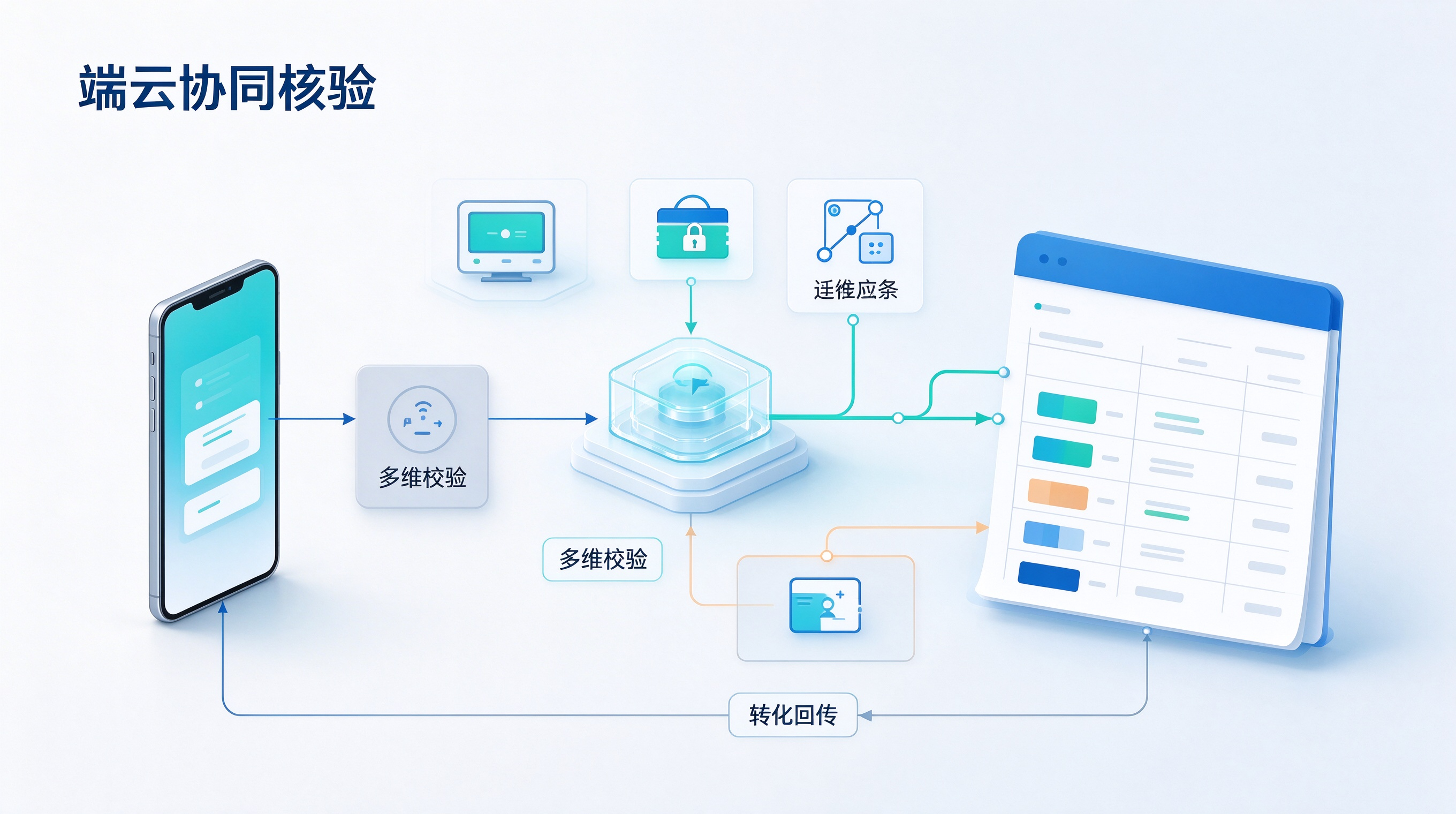 图片四:端云核验与转化回传