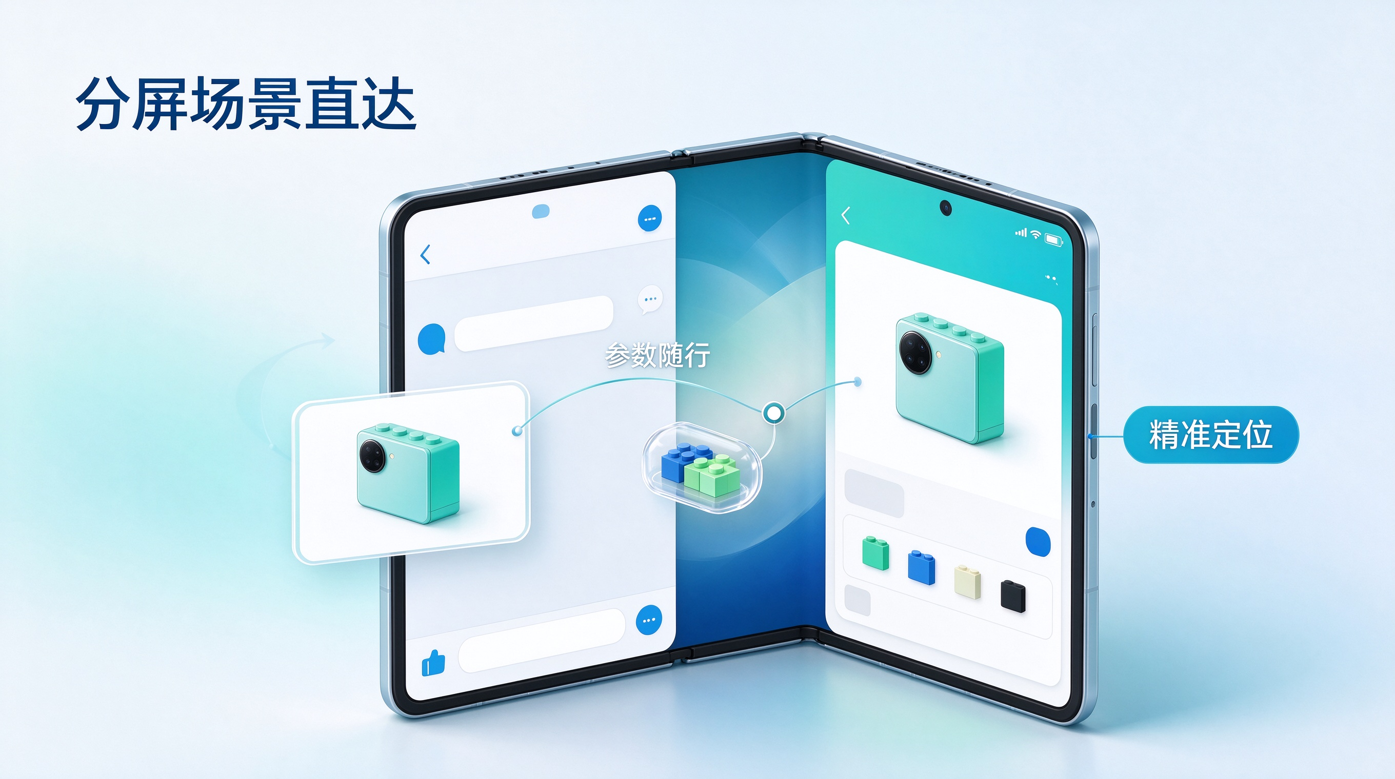 分屏链接直达业务页面