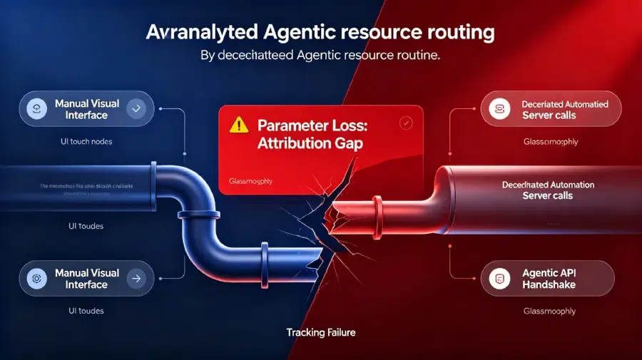 Agentic discovery parameter loss and attribution gap.