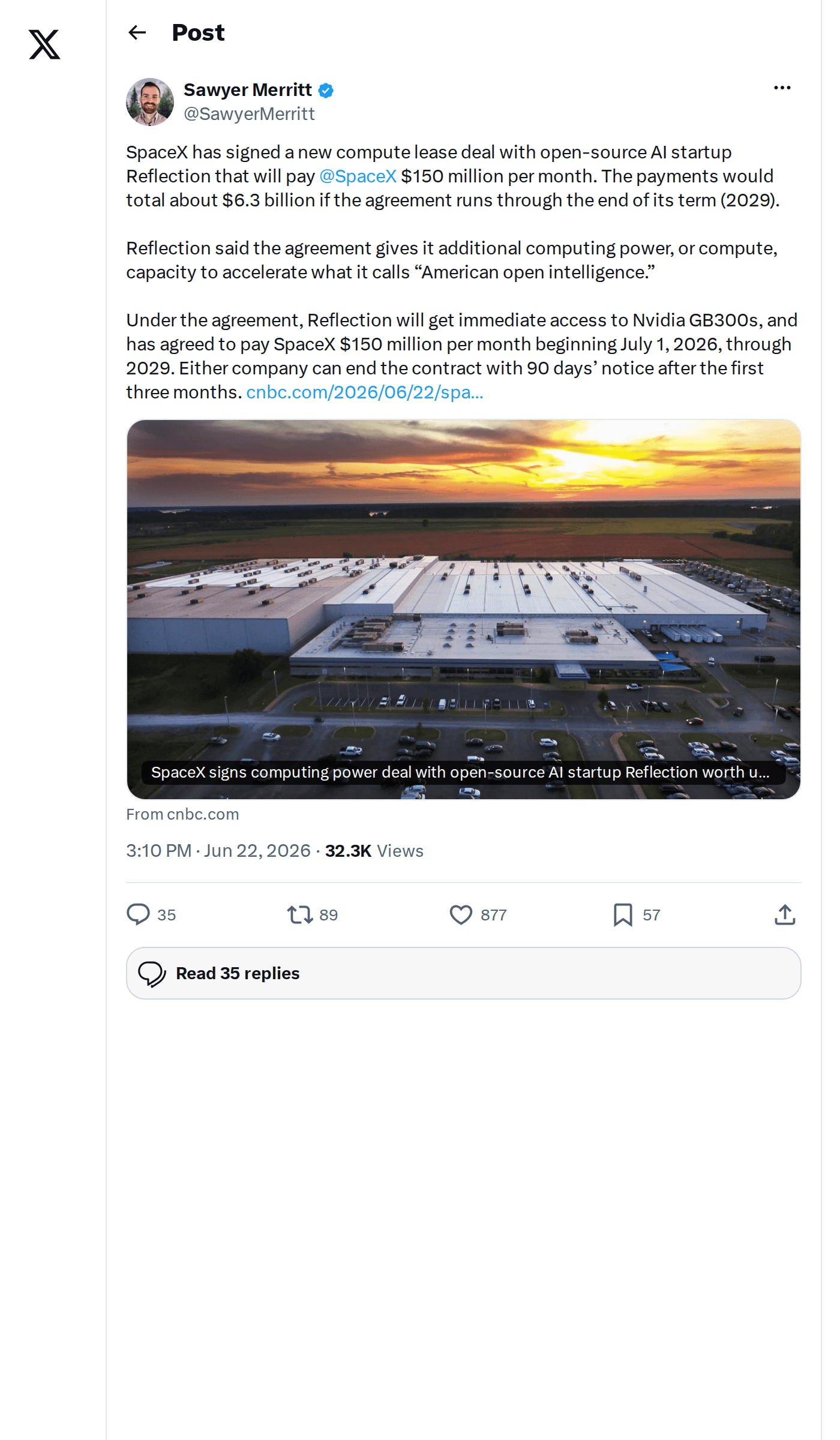 SpaceX AI Compute Deal