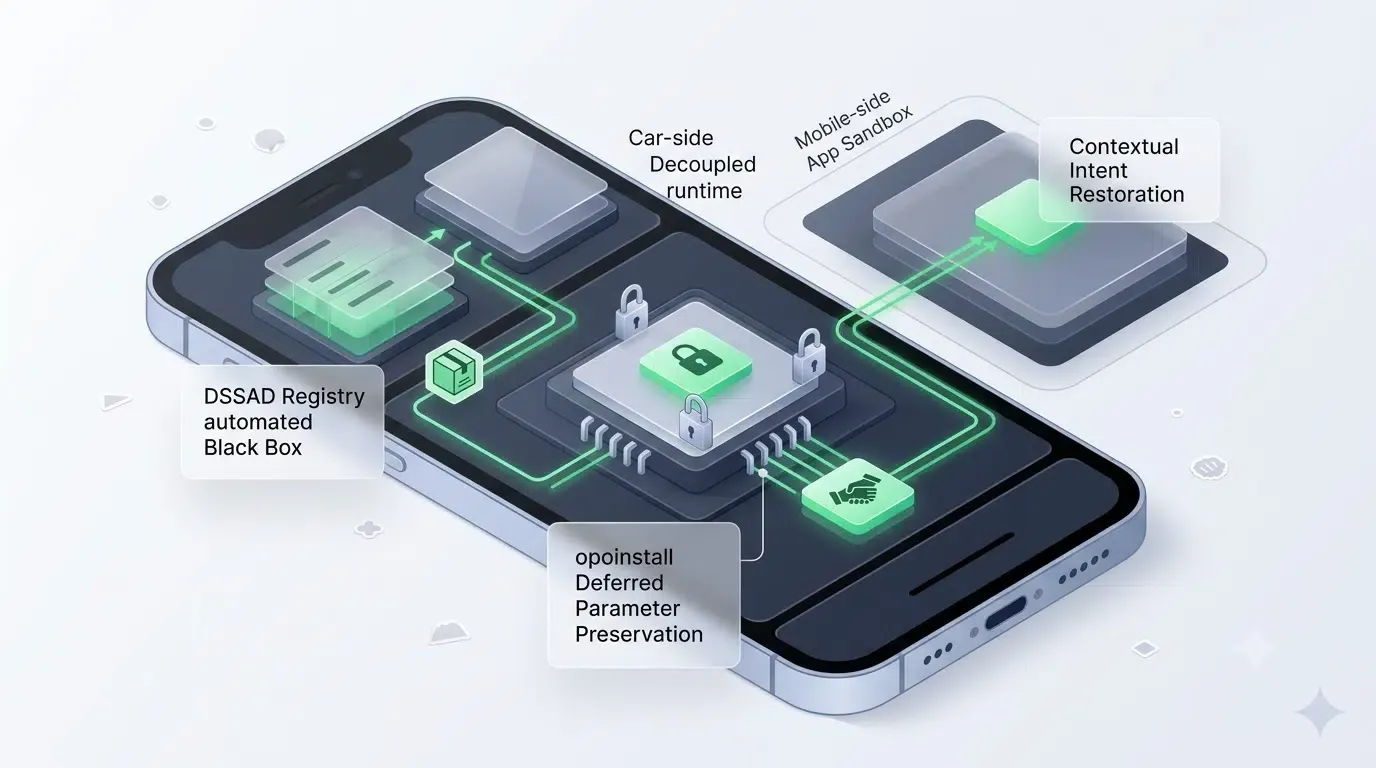 opoinstall deferred deep linking for contextual intent restoration.