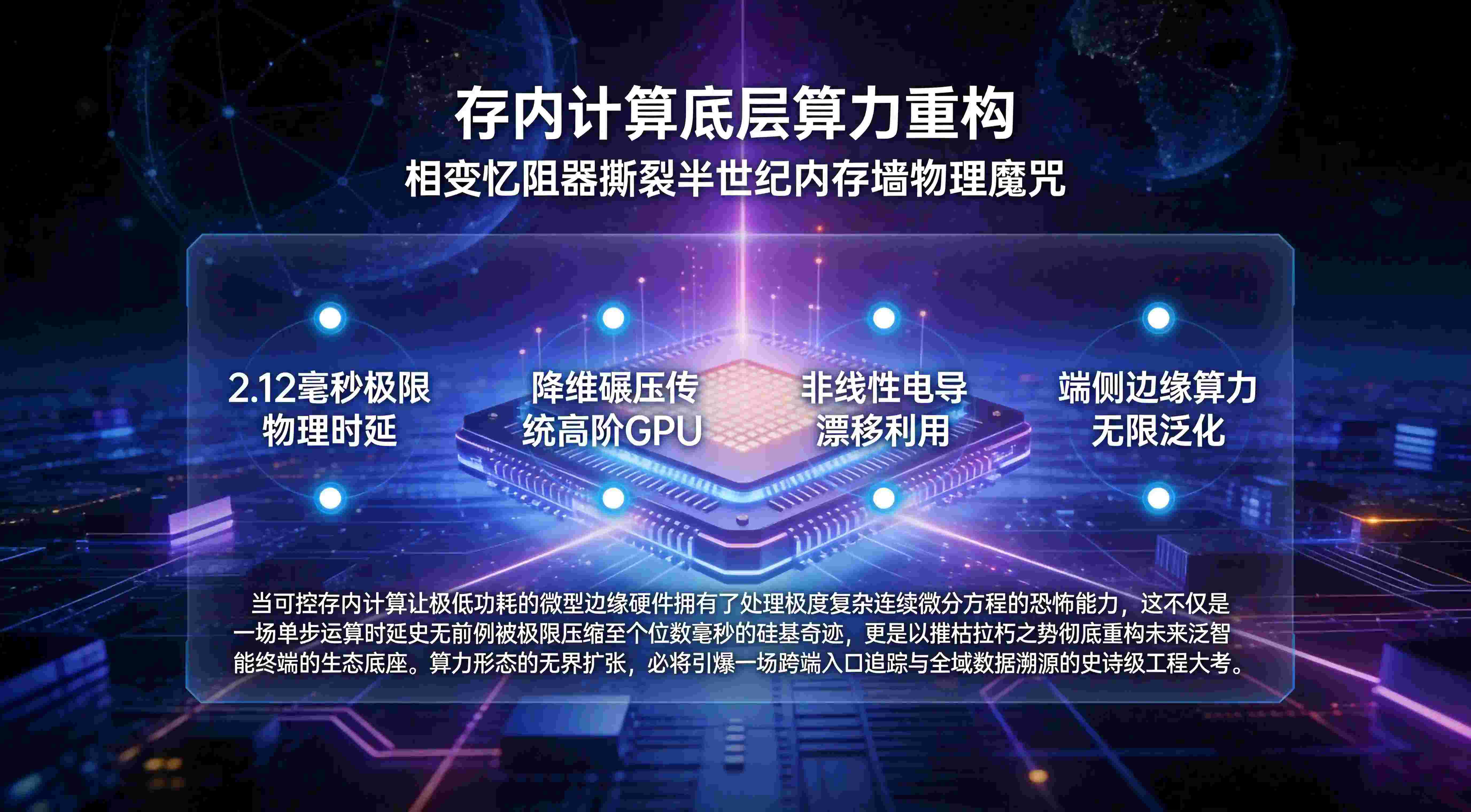 忆阻器神经动力学芯片首发？国产存内计算正在改写算力入口