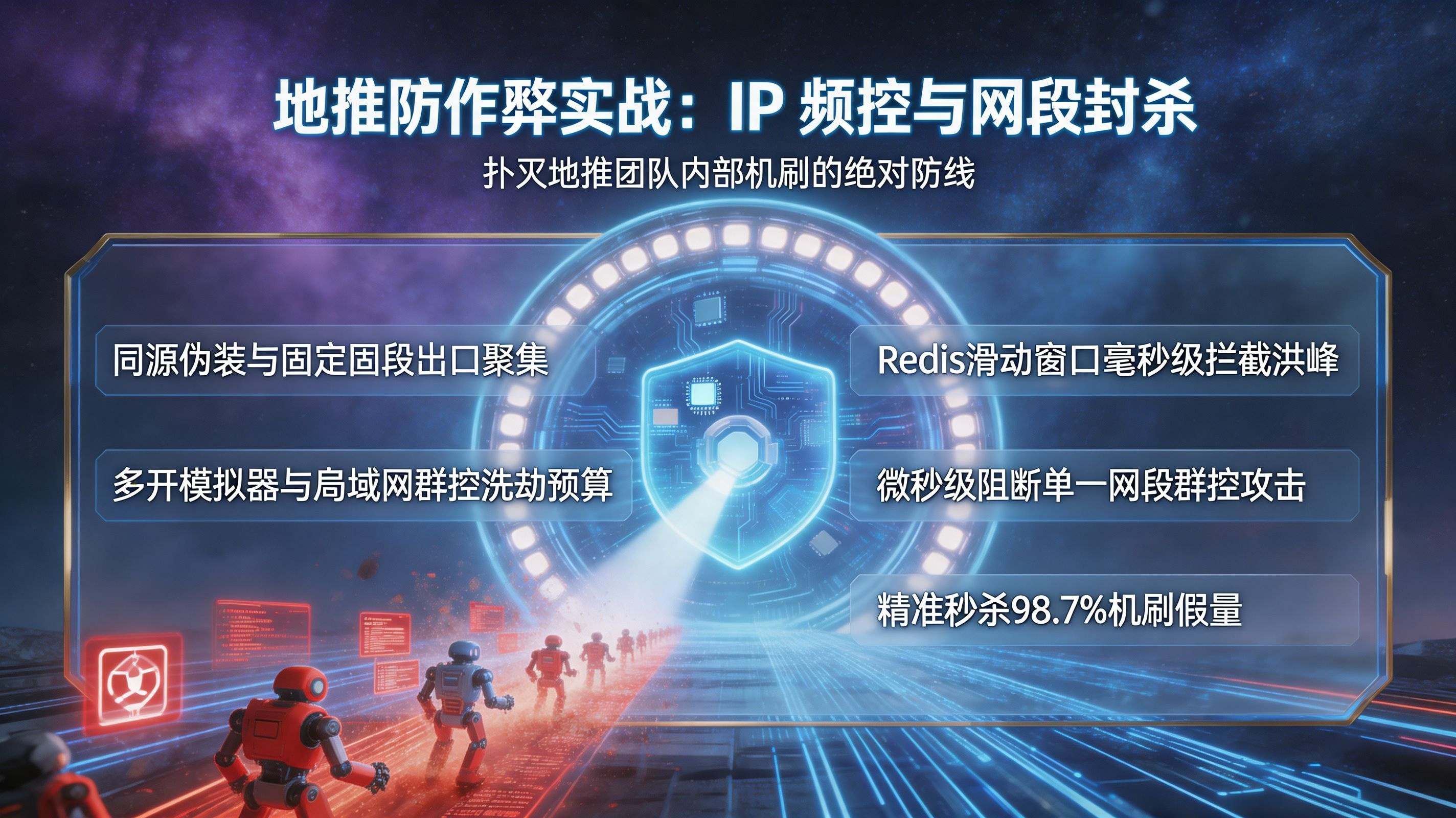 如何利用IP频控防止地推人员自己刷激活量？网段封杀与频次阻断架构