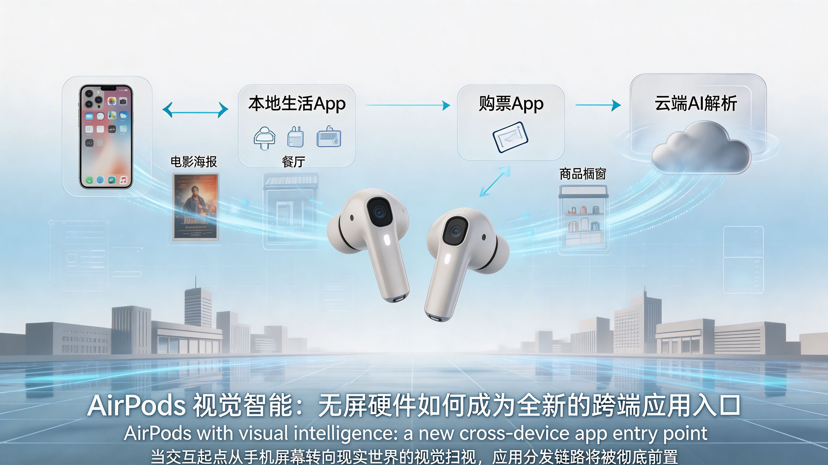 苹果测试新款AirPods？视觉智能硬件带来全新的跨端应用入口