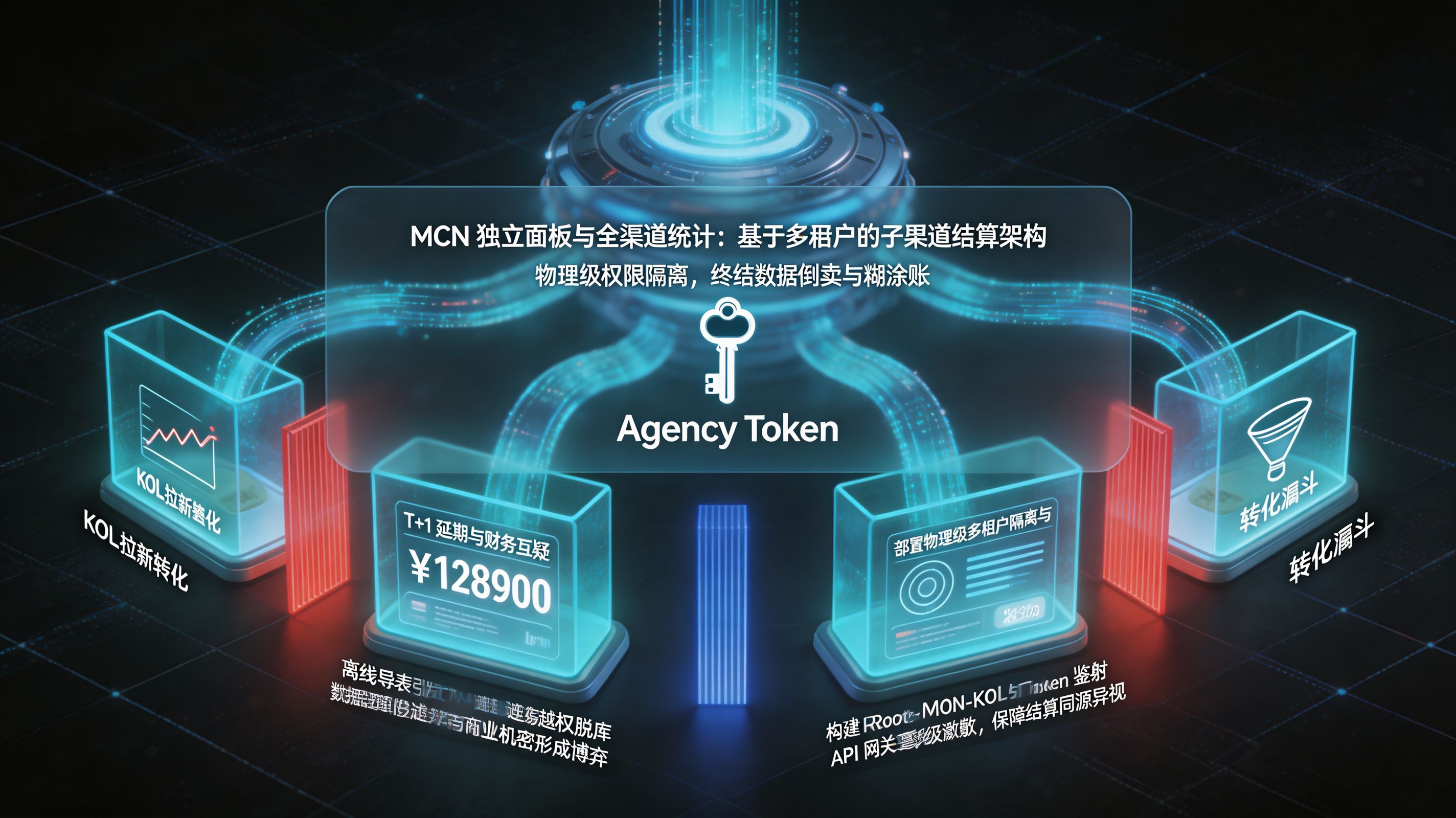 MCN机构如何通过独立面板查看旗下KOL拉新数据？全渠道统计与子渠道权限隔离架构解析