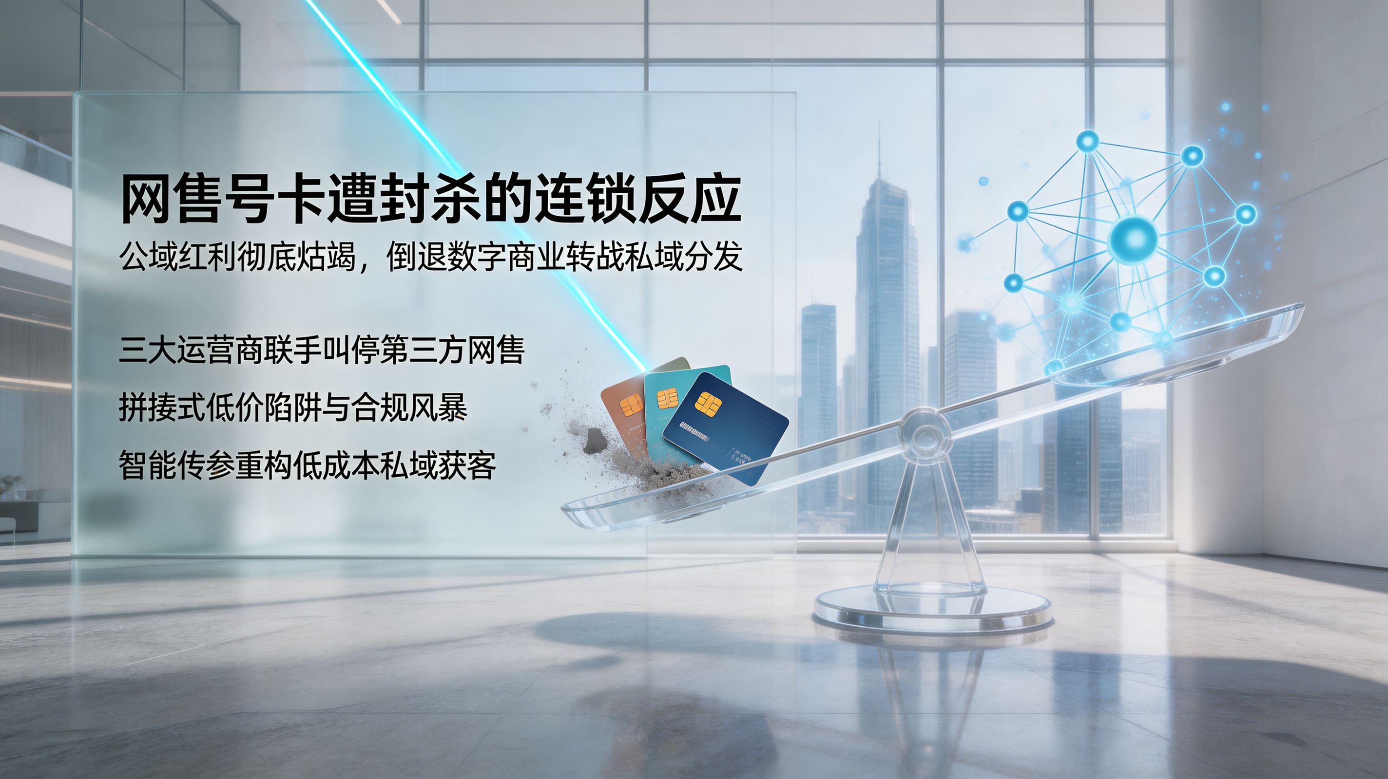 三大运营商叫停网售号卡？公域红利枯竭倒逼应用转战私域分发